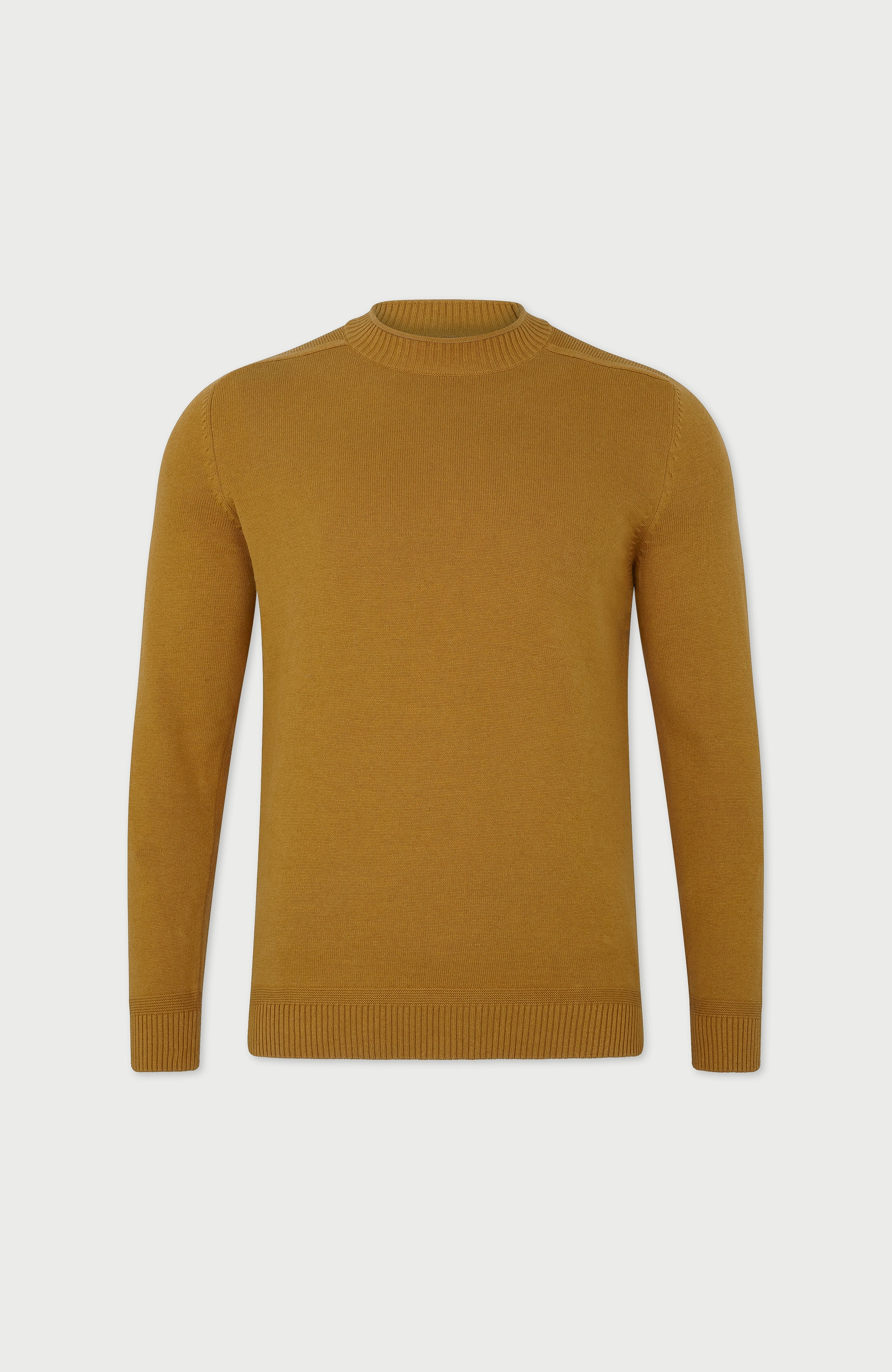Mens Lightweight Organic Cotton Linen Saddle Shoulder Jumper