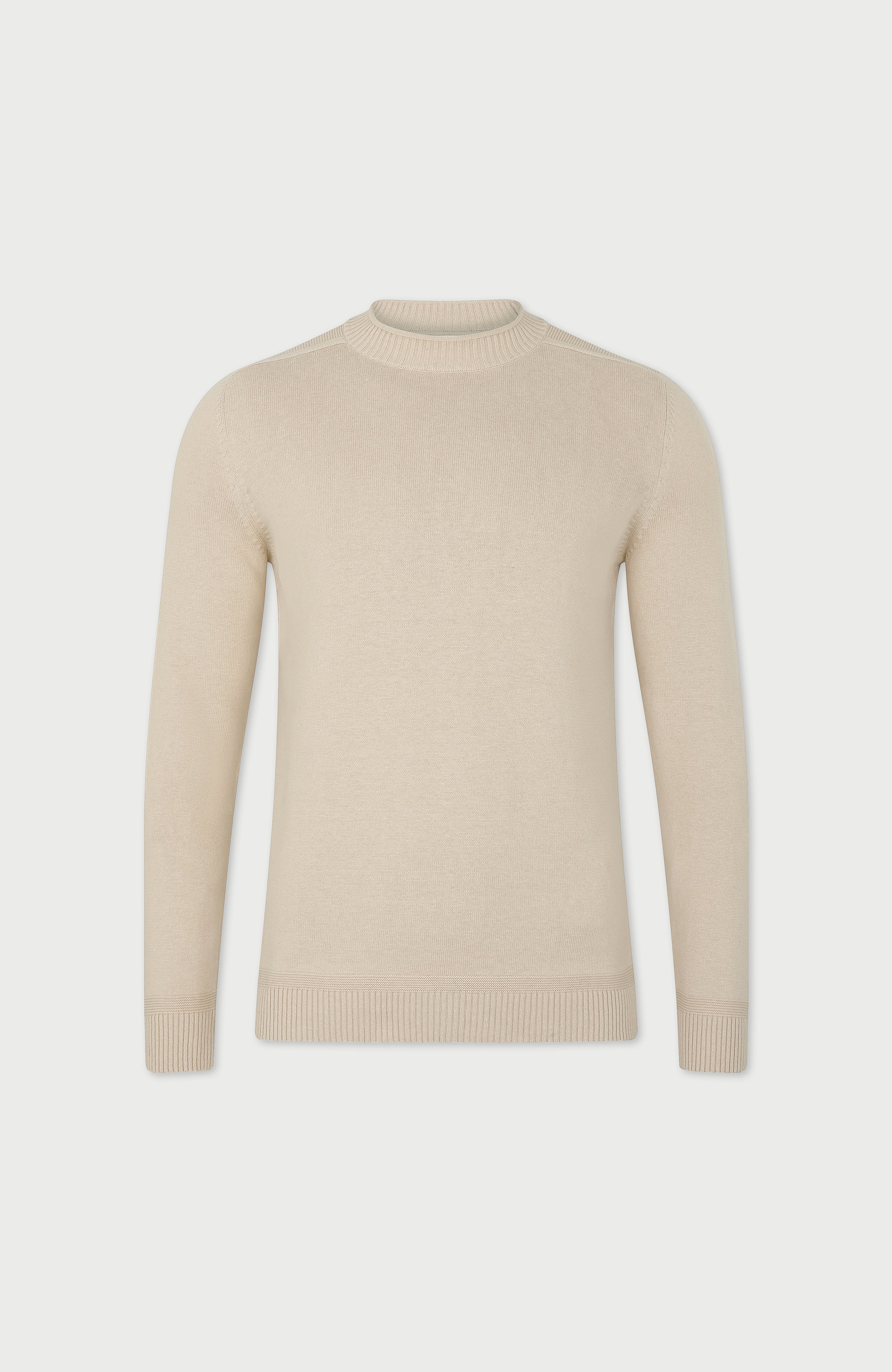 Mens Lightweight Organic Cotton Linen Saddle Shoulder Jumper