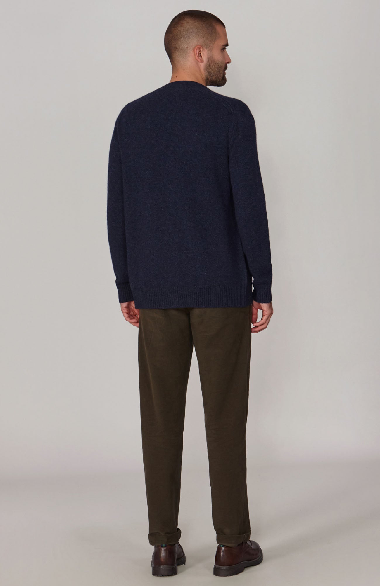 Mens Lambswool Cardigan