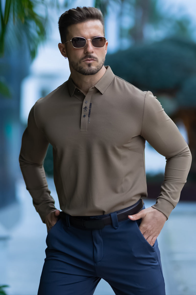 Cavaliere Men's Long Sleeve Shirt – Smart Casual Fit