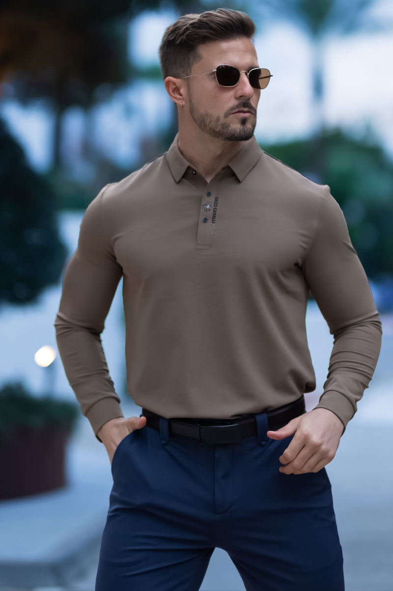 Cavaliere Men's Long Sleeve Shirt – Smart Casual Fit