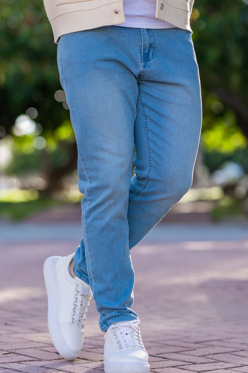 Tenuto Men's Slim Fit Jeans – Stretch Denim Pants