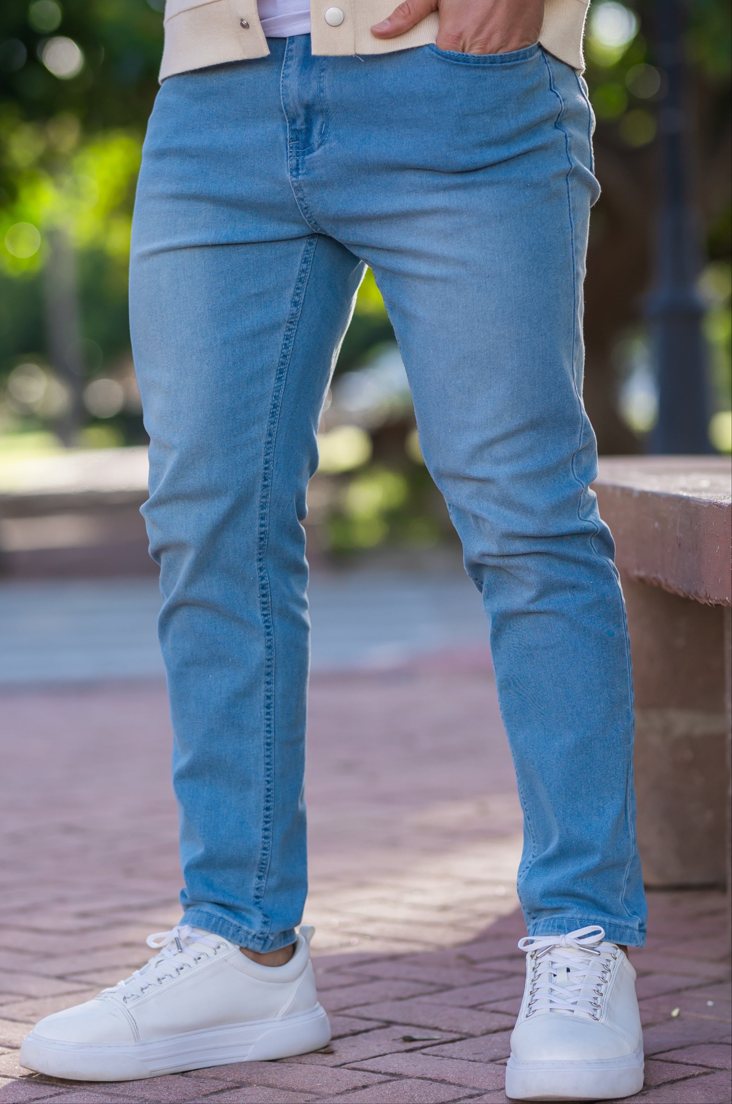 Tenuto Men's Slim Fit Jeans – Stretch Denim Pants