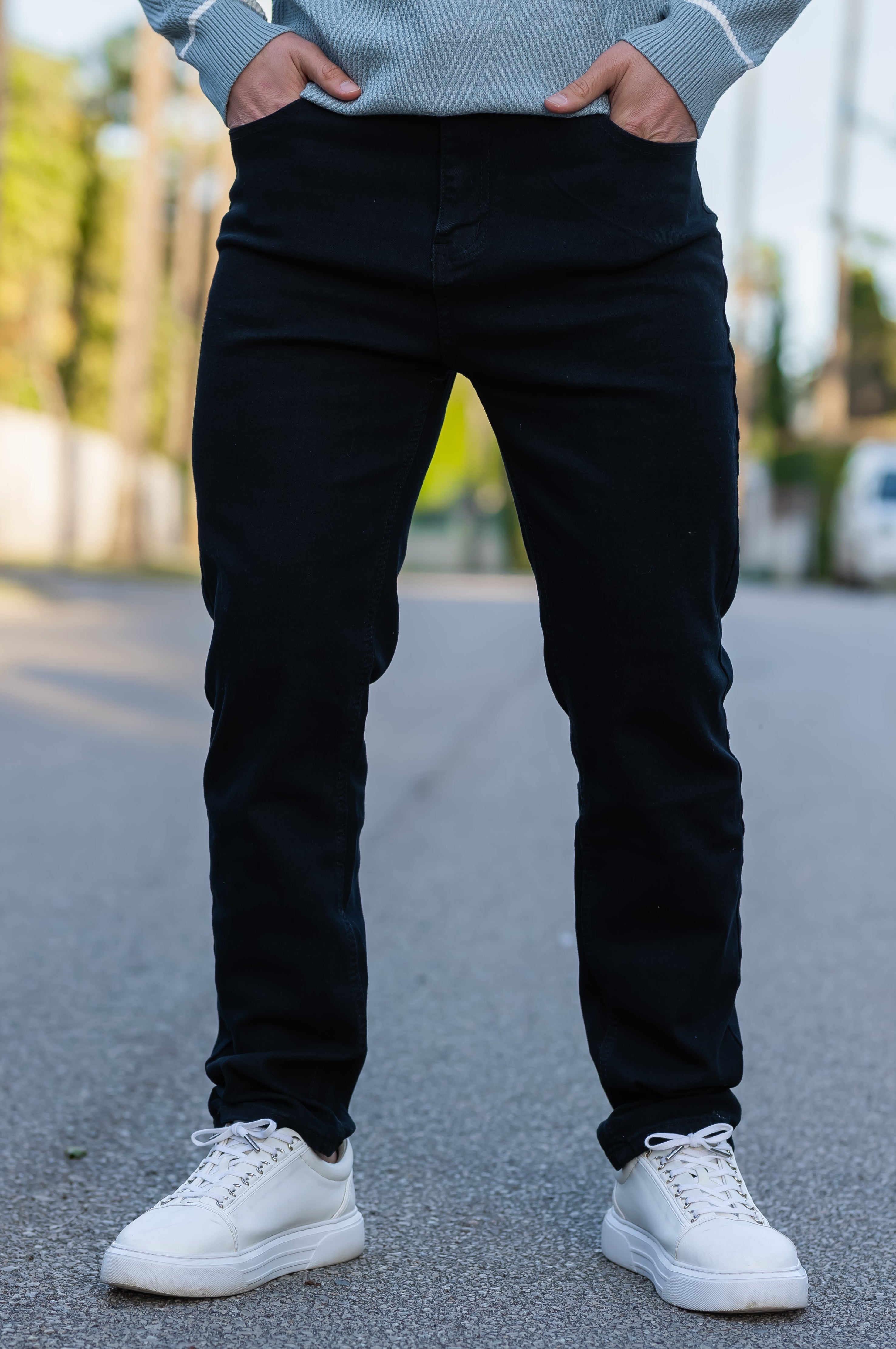 Tenuto Men's Slim Fit Jeans – Stretch Denim Pants
