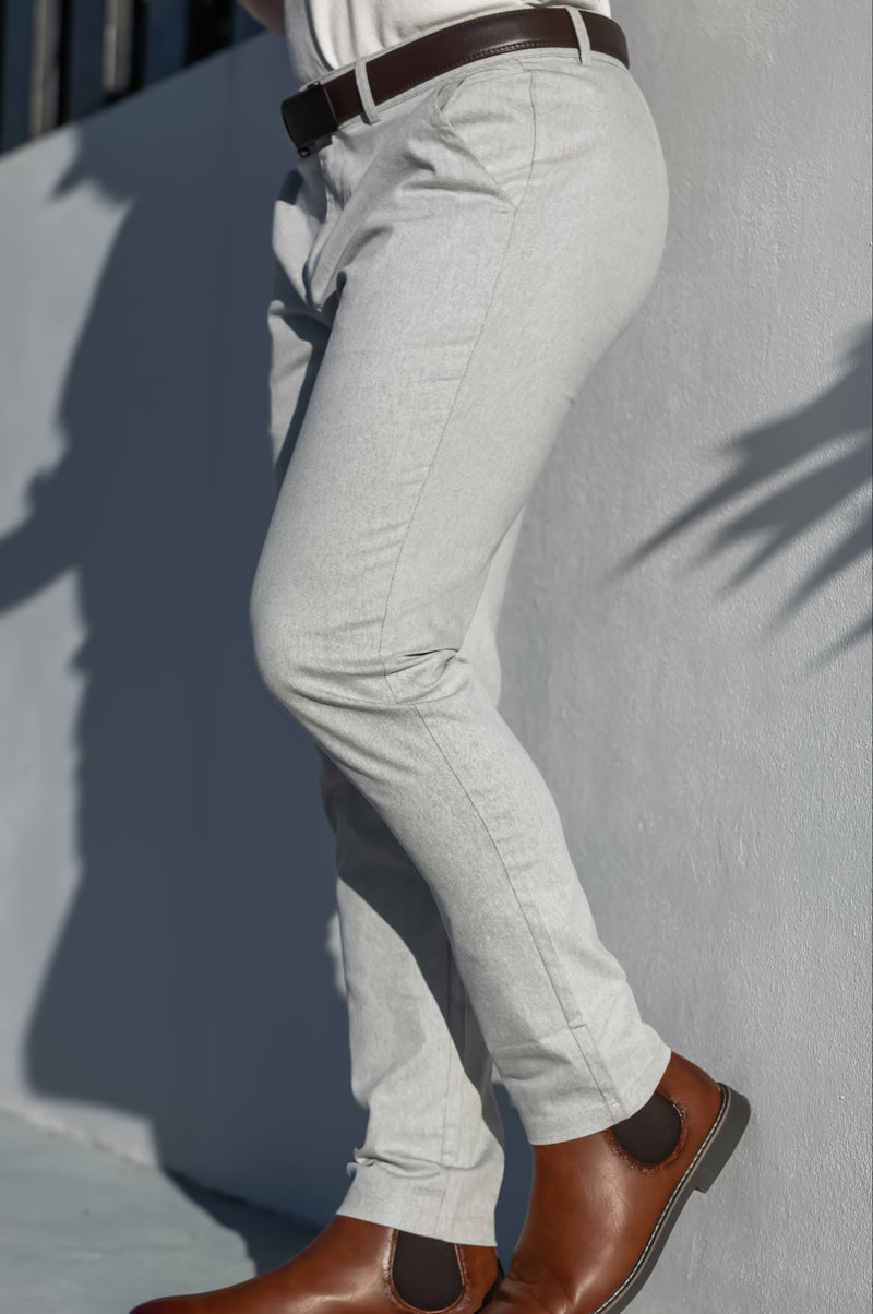 Legato Men's Tailored Pants – Stretch Smart Casual Trousers