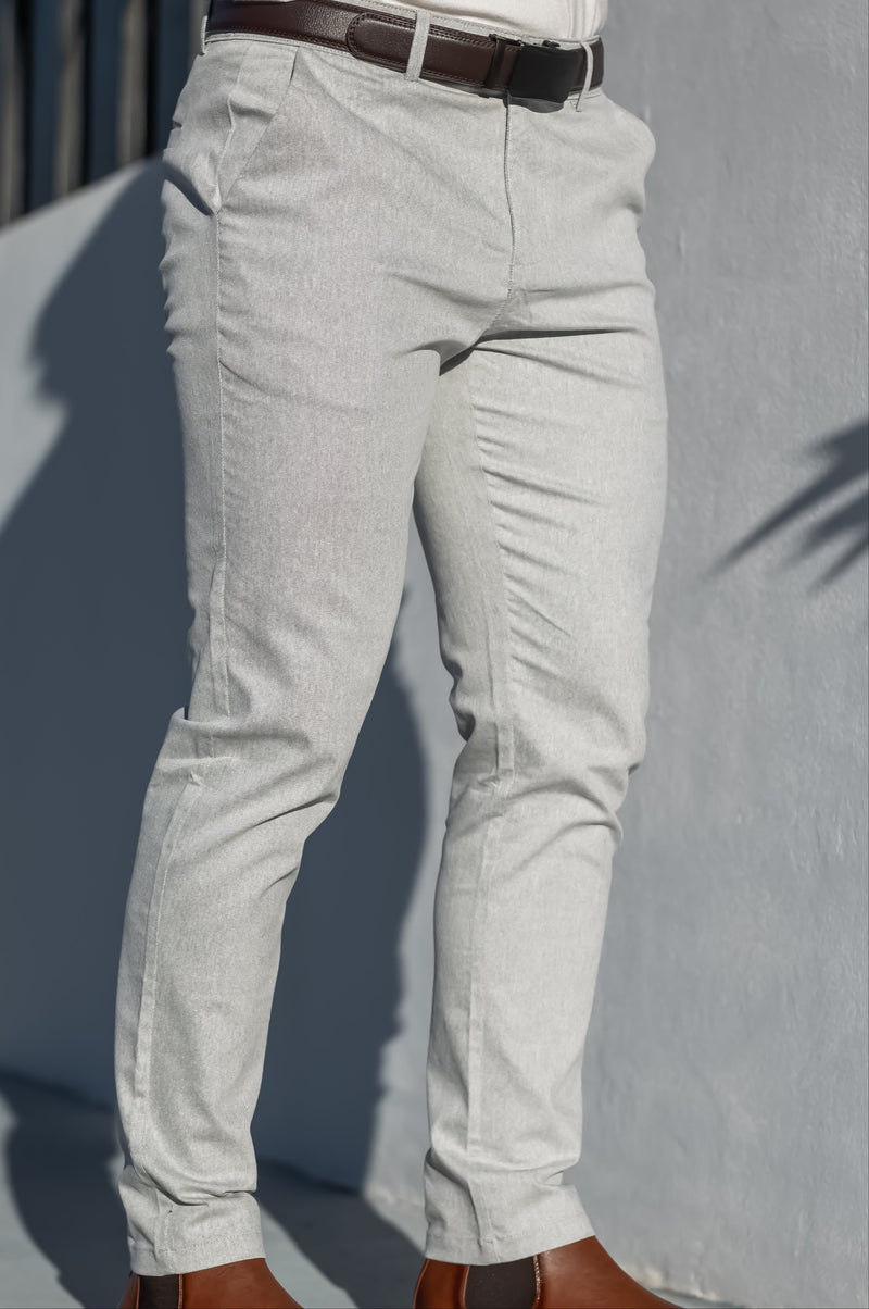 Legato Men's Tailored Pants – Stretch Smart Casual Trousers