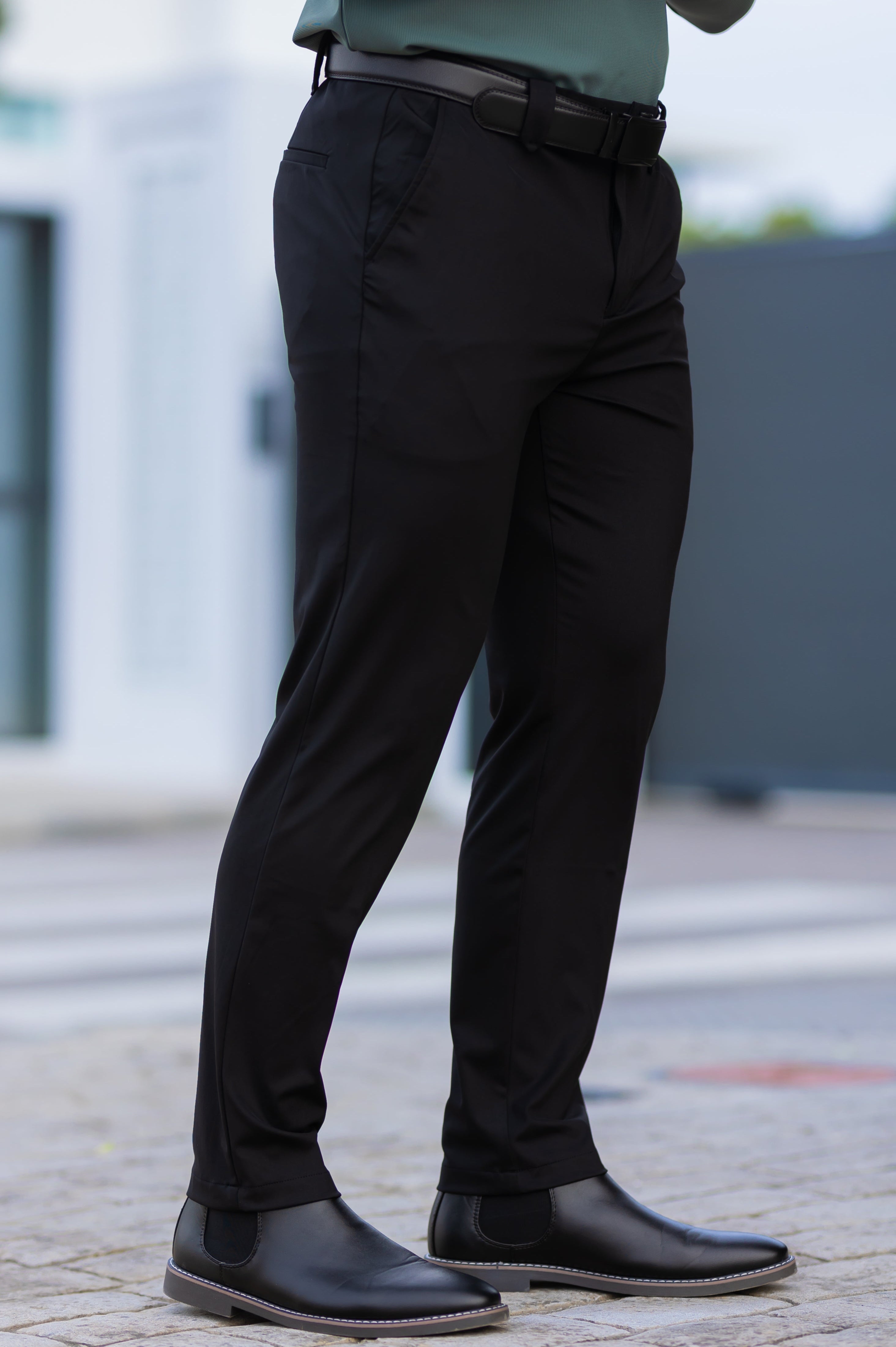 Capriccio Men's Ankle Pants – Tailored Stretch Fit