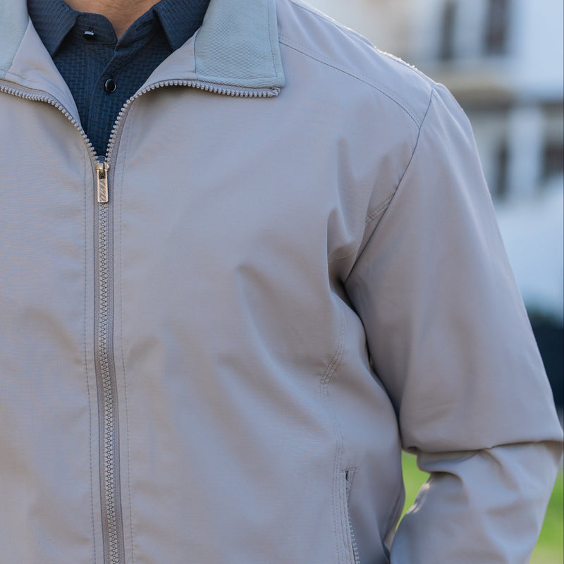 Firenzia Men's Slim Fit Bomber Jacket – Lightweight Casual Coat