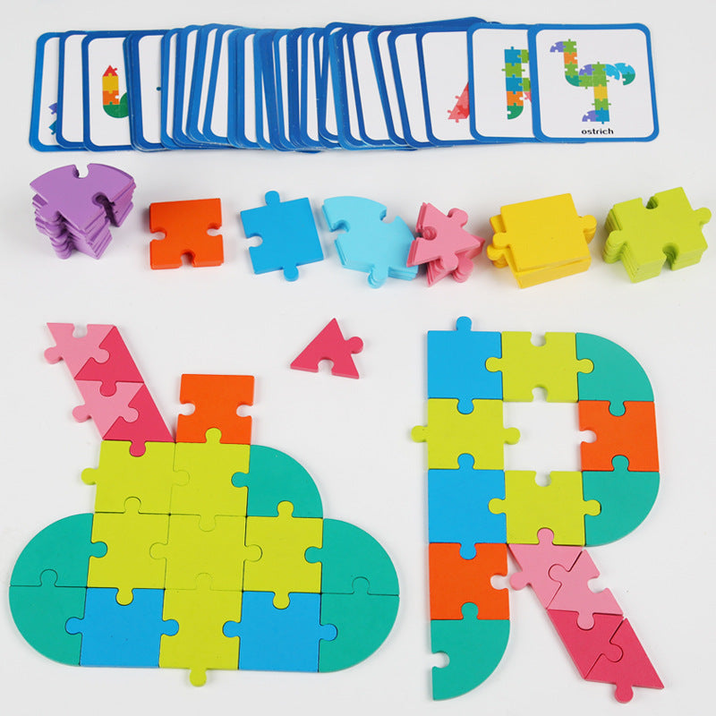 Montessori Card Three-dimensional Logical Thinking Puzzle