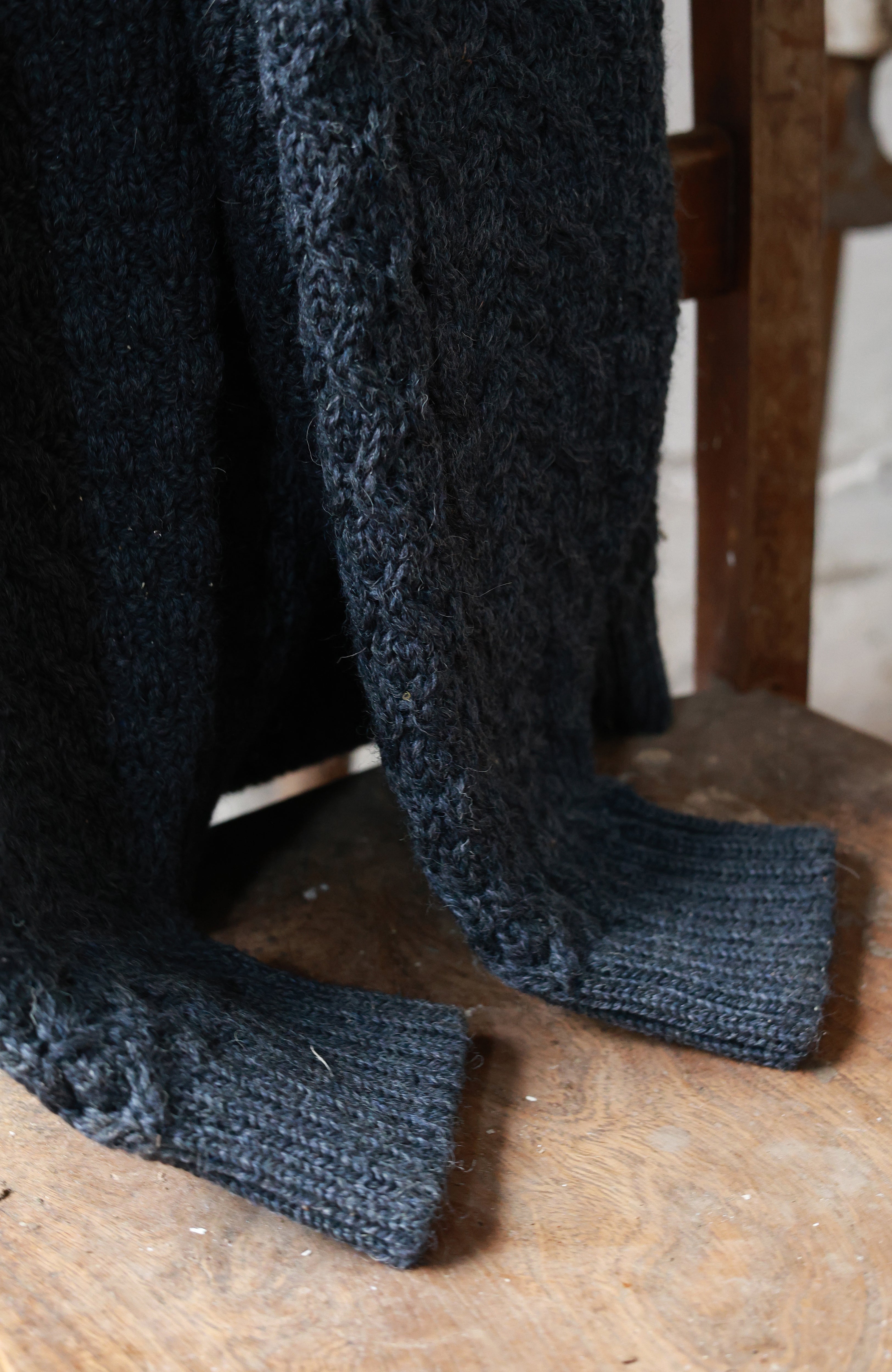 Mens Fisherman's British Wool Cable Jumper