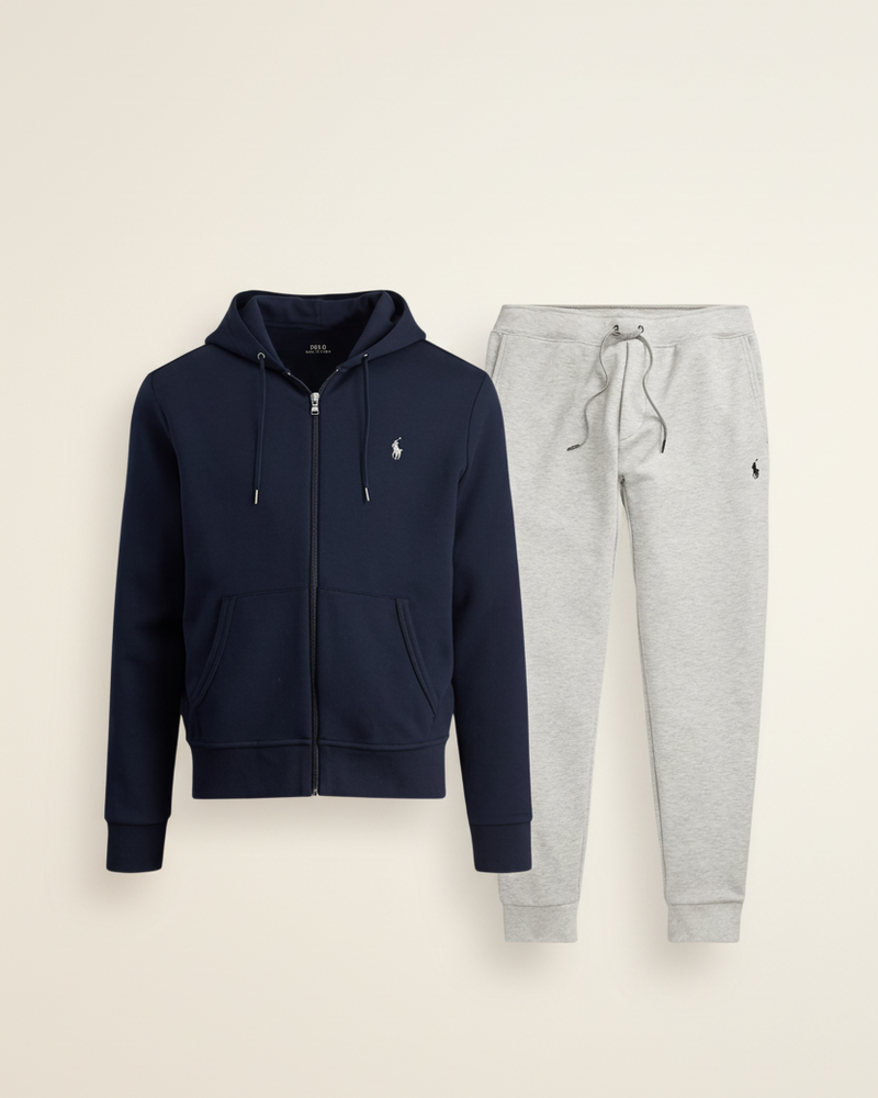 Zip Hoodie Set Essential Comfort