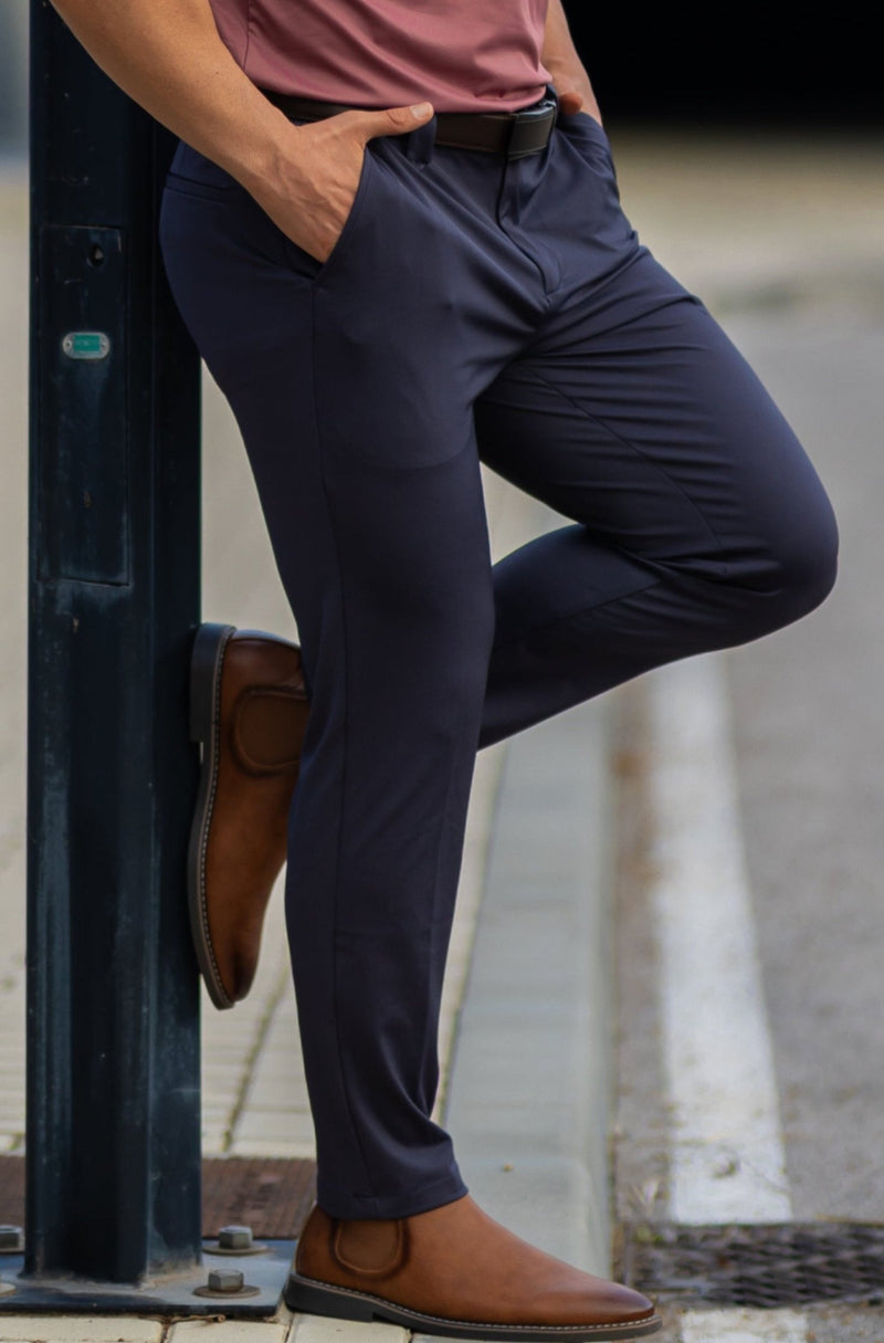Capriccio Men's Ankle Pants – Tailored Stretch Fit