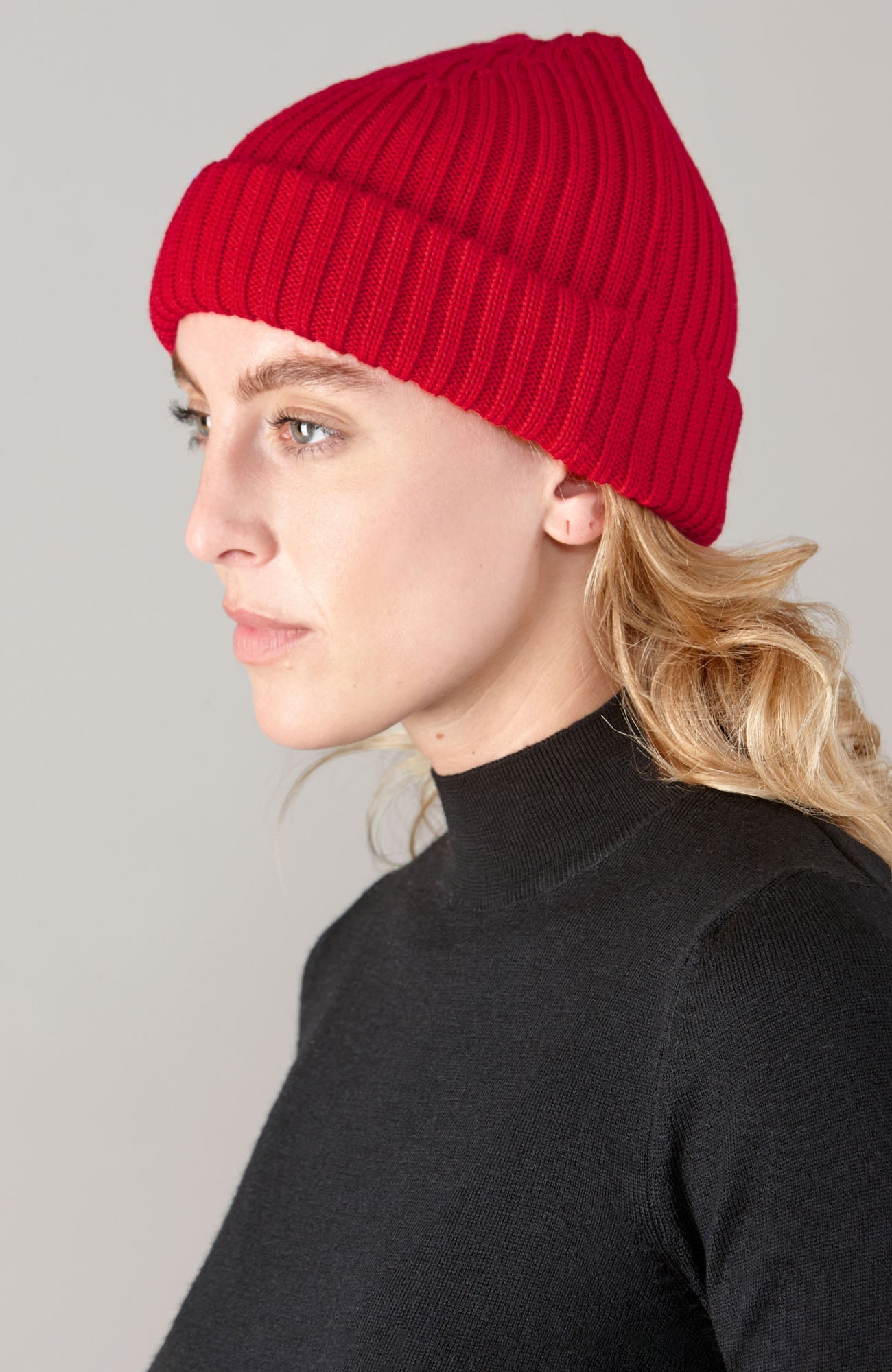 Heavyweight Ribbed Extra Fine Merino Beanie