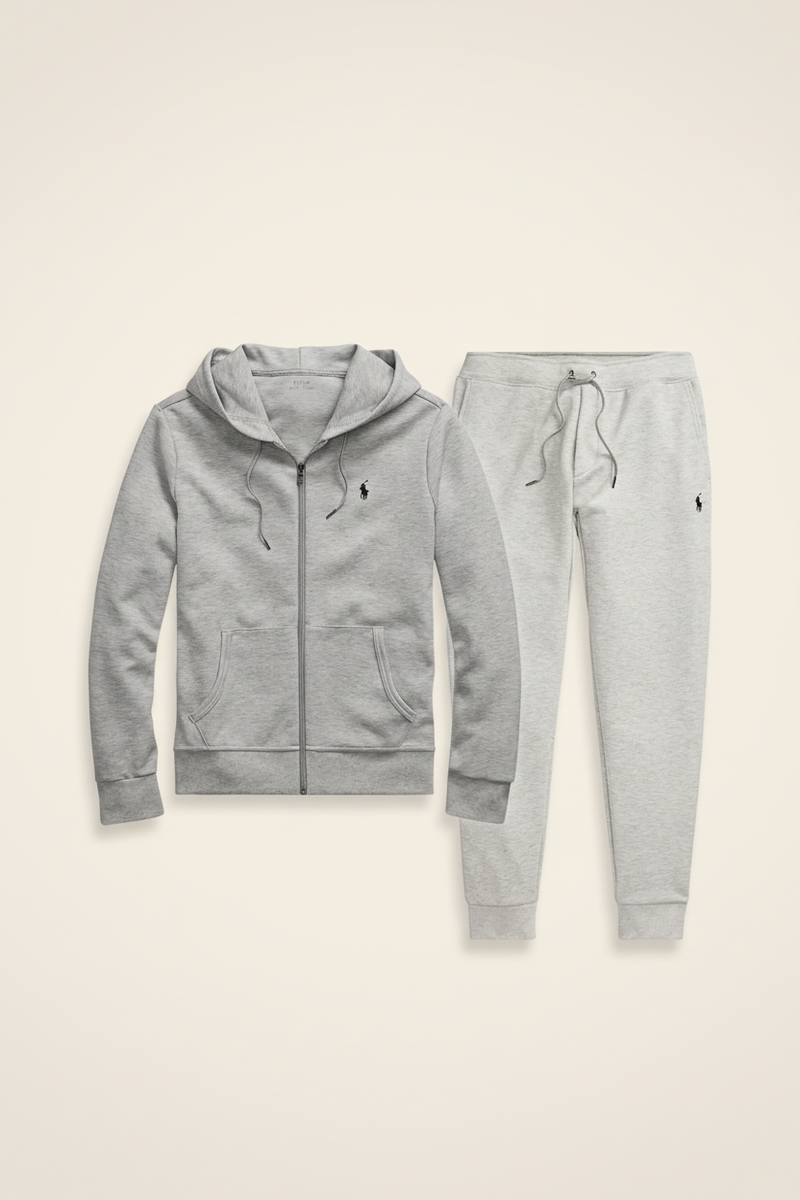 Zip Hoodie Set Essential Comfort