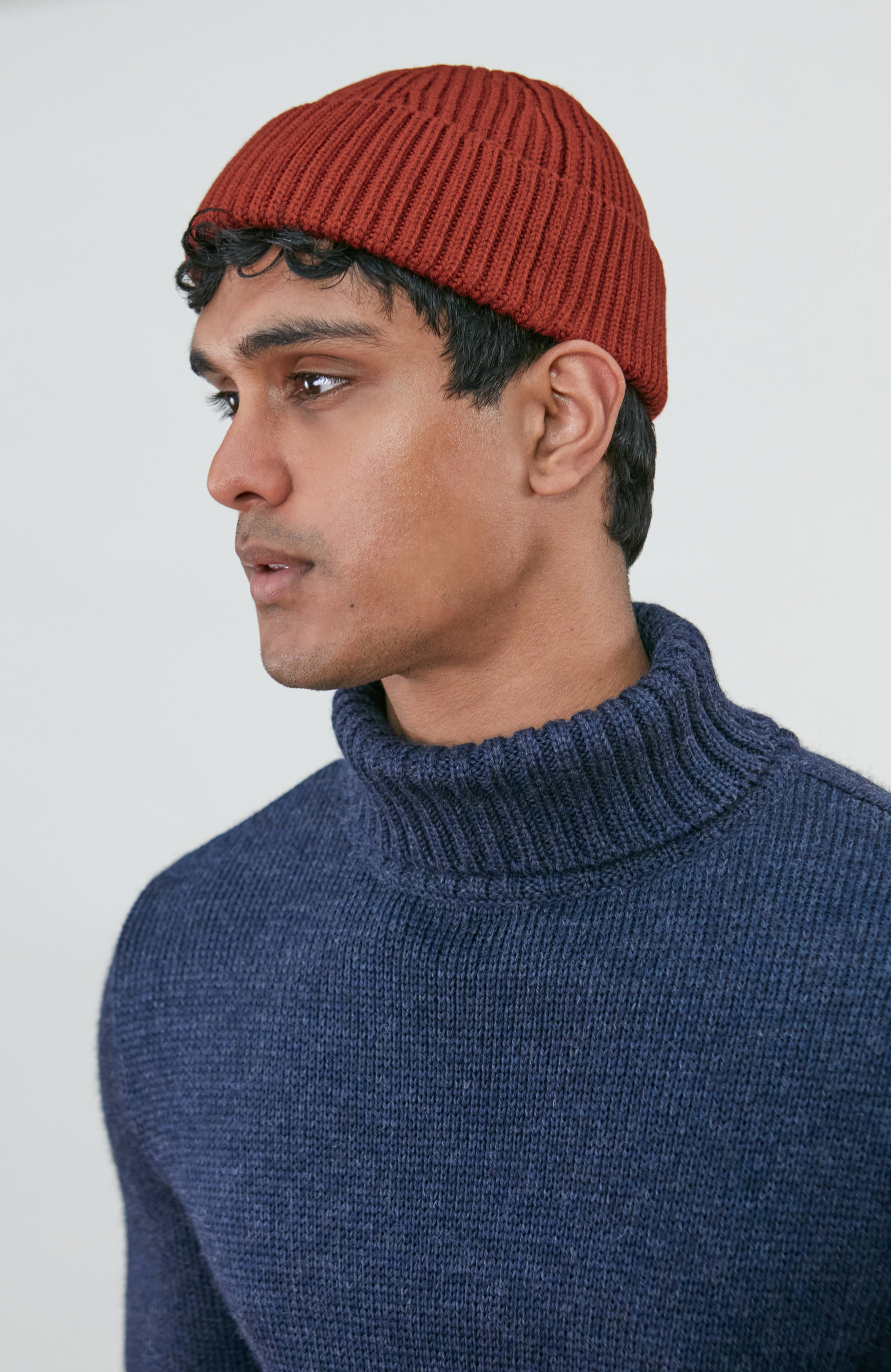 Heavyweight Extra Fine Merino Fisherman Beanie
