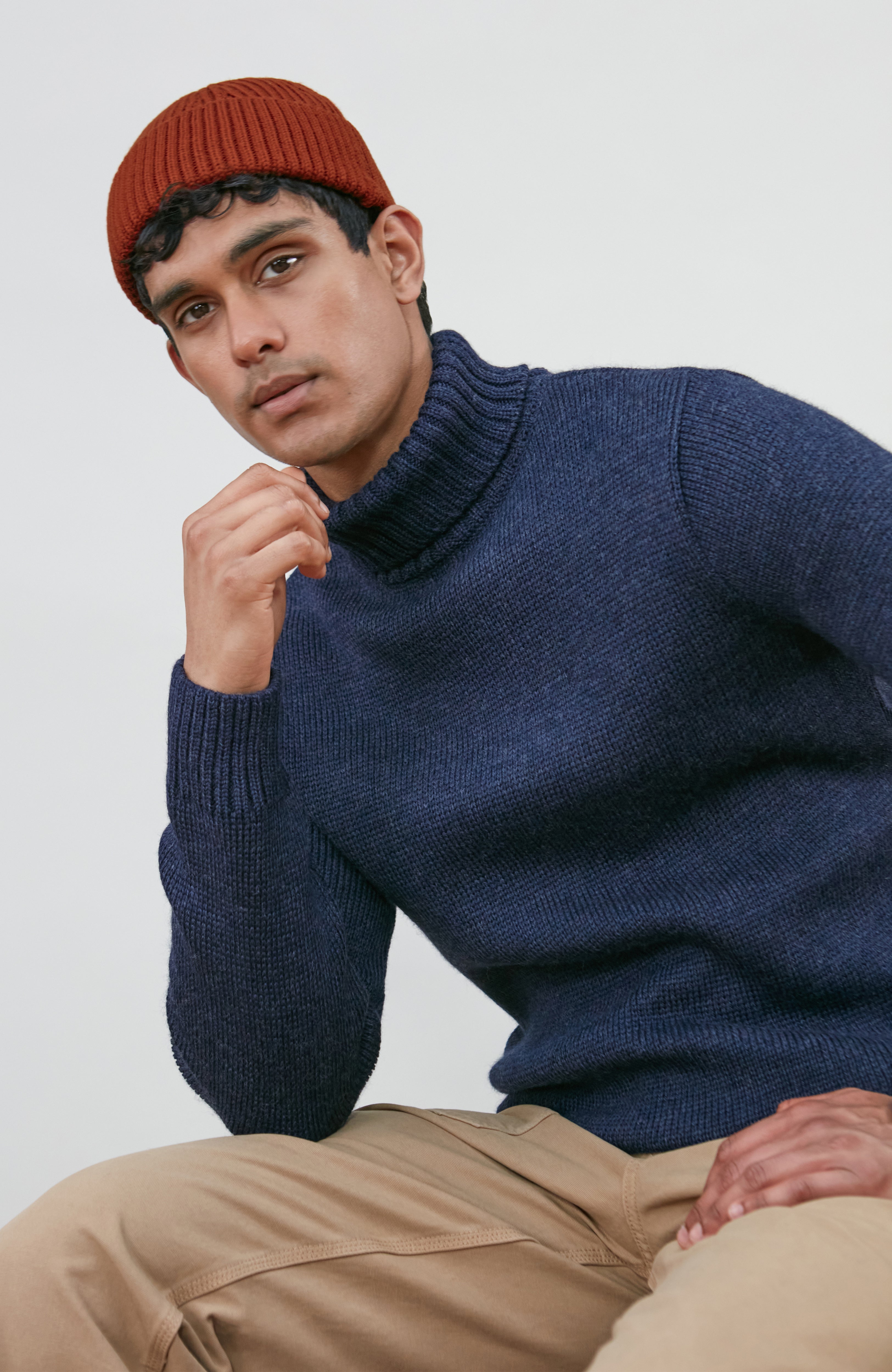 Heavyweight Extra Fine Merino Fisherman Beanie