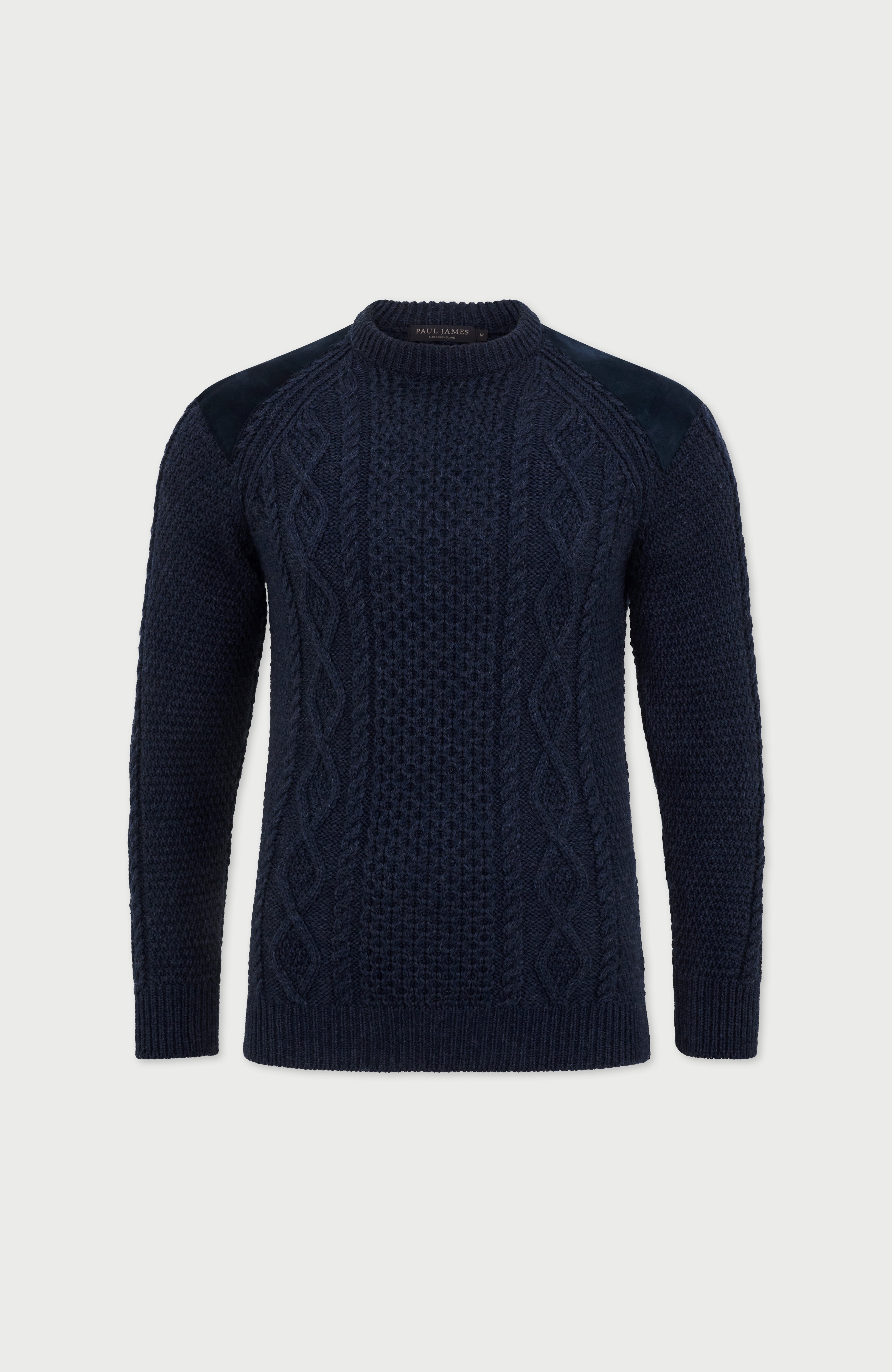 Mens Chunky Merino Wool Shooting Jumper