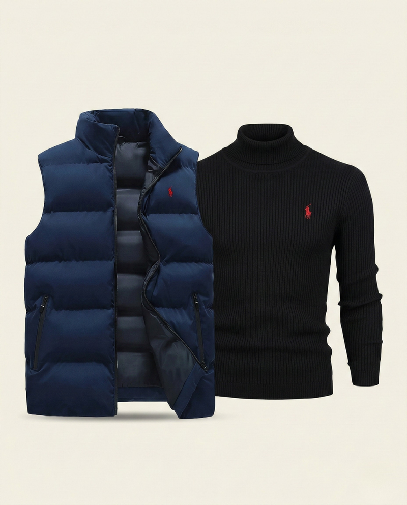 RL Estate Quilted Vest & Pullover Set (CLEARANCE)