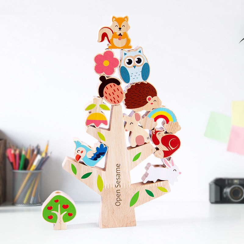 Montessori Children's Puzzle – Balanced Building Blocks