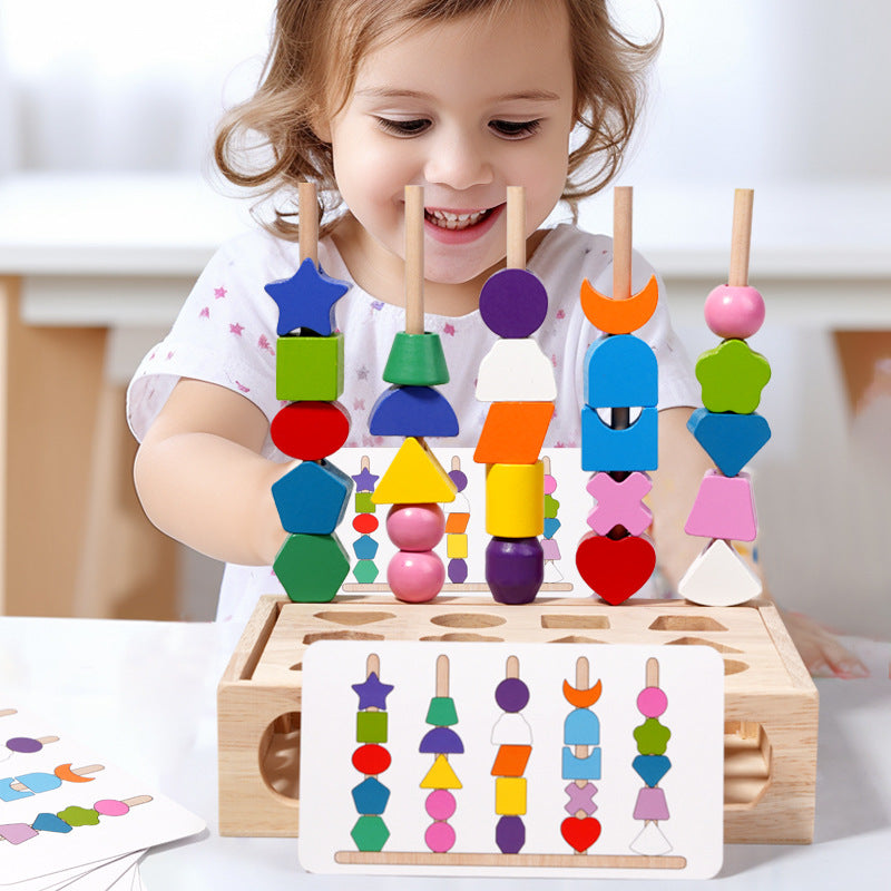 Montessori Children's Color Sensory Enlightenment – Shape Matching Perception