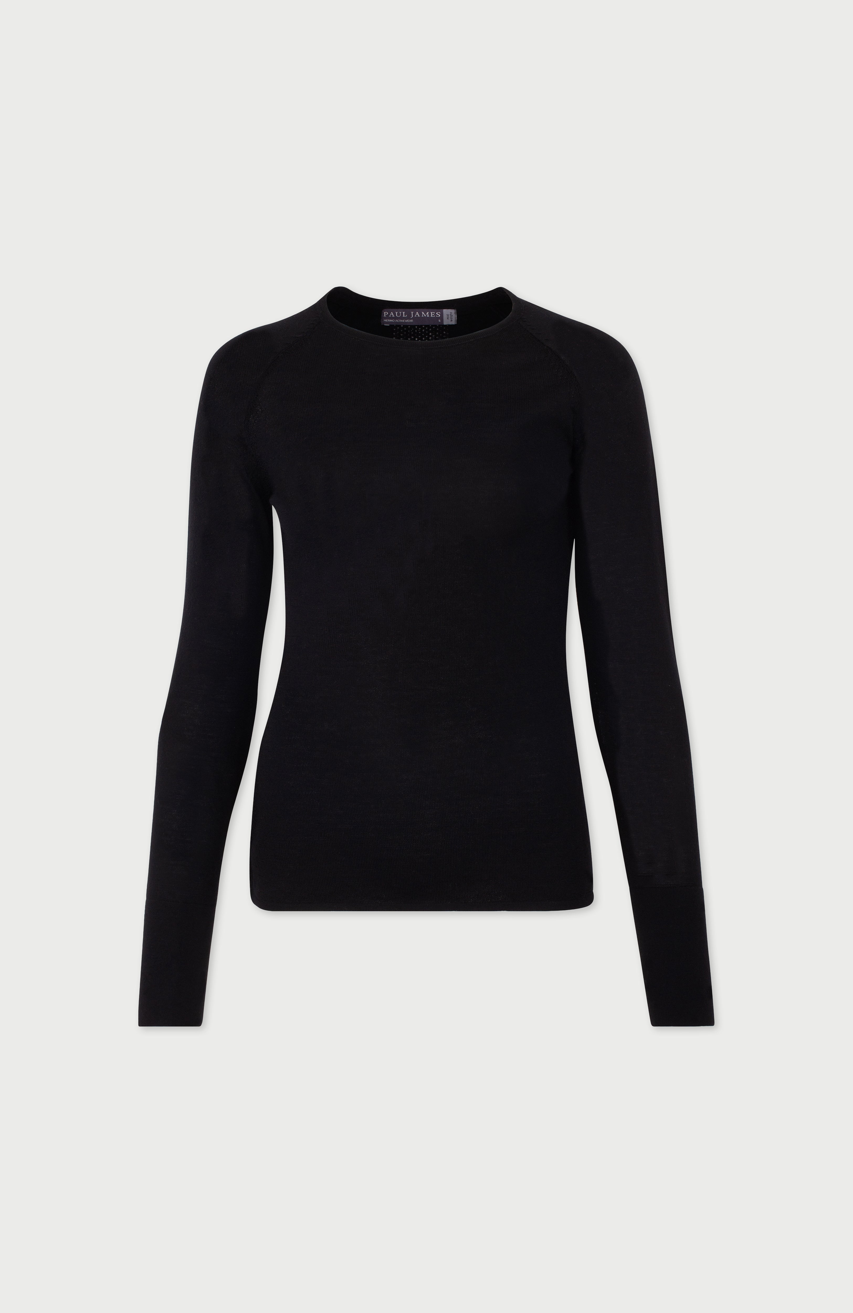 Womens Midweight Merino Activewear Training Top