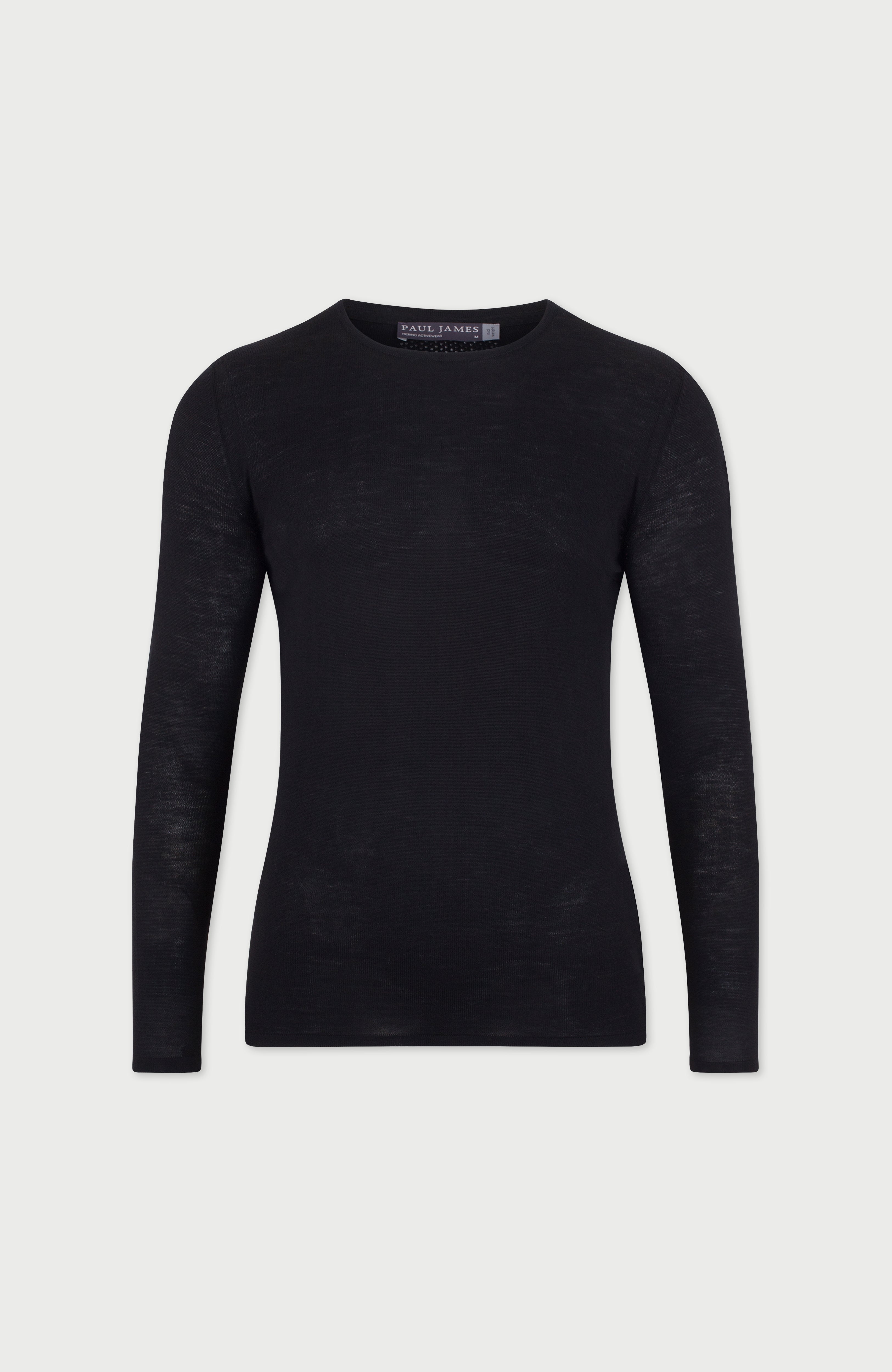 Mens Midweight Merino Activewear Base Layer Top