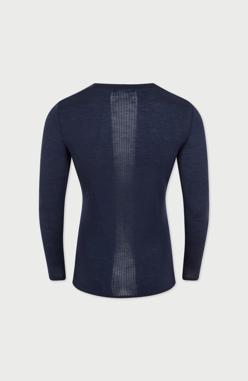 Mens Midweight Merino Activewear Base Layer Top