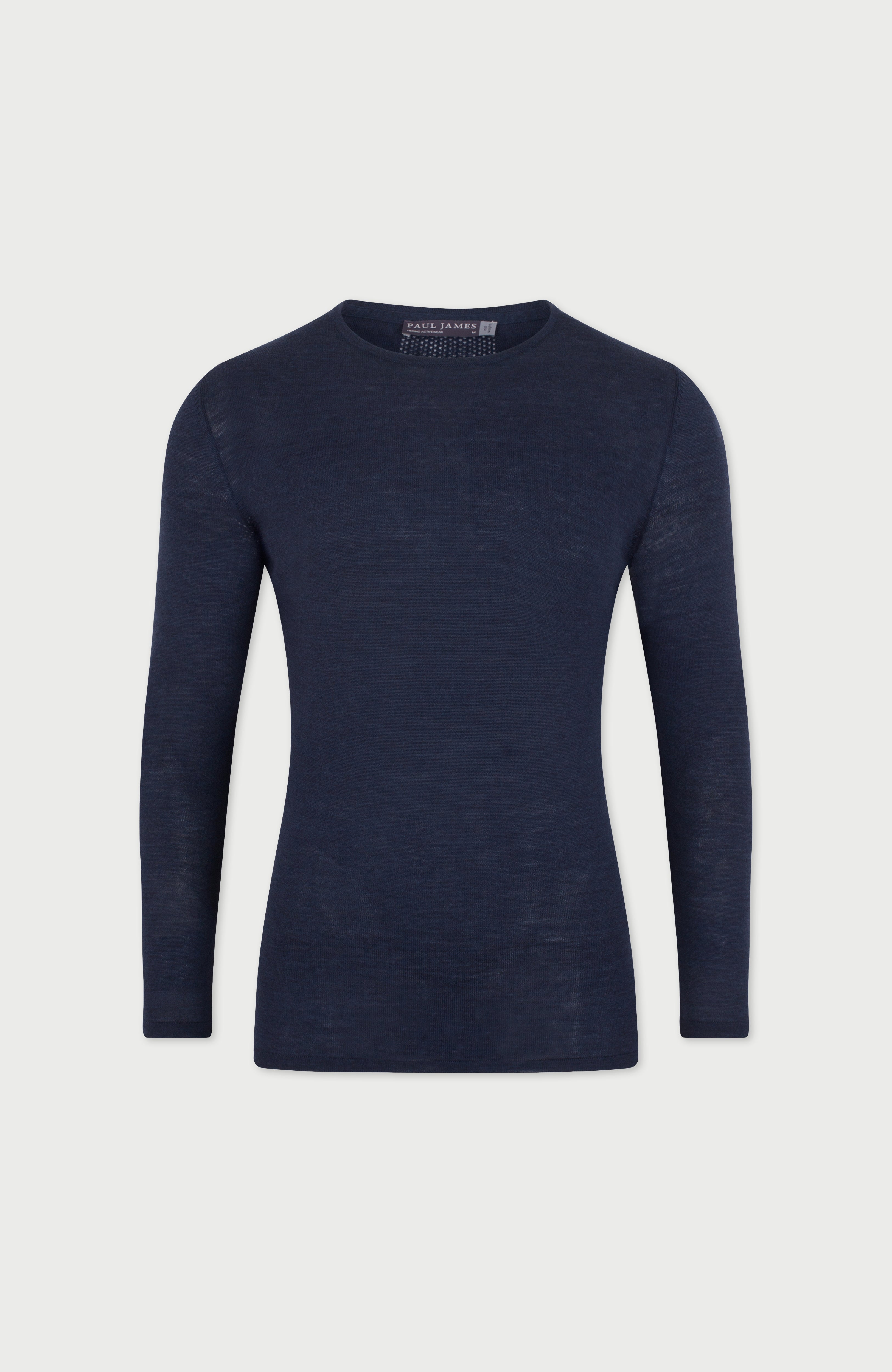 Mens Midweight Merino Activewear Base Layer Top