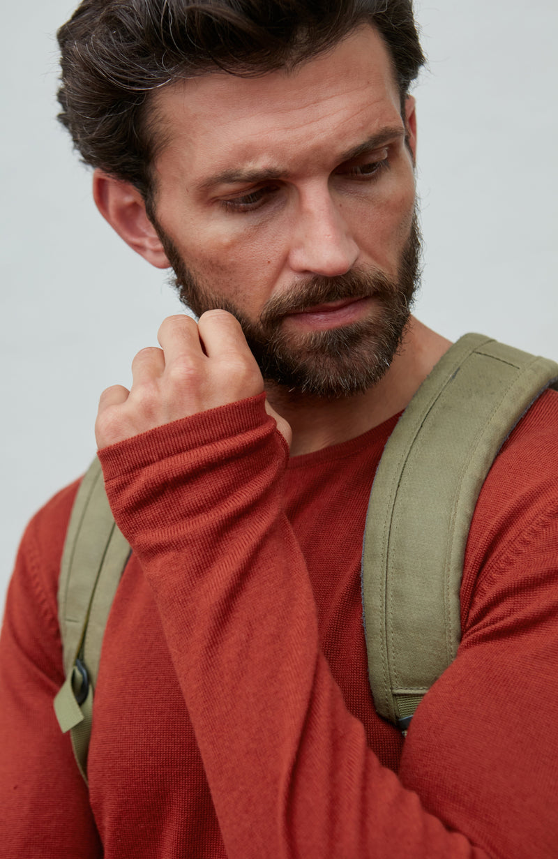 Mens Heavyweight Merino Activewear Training Top