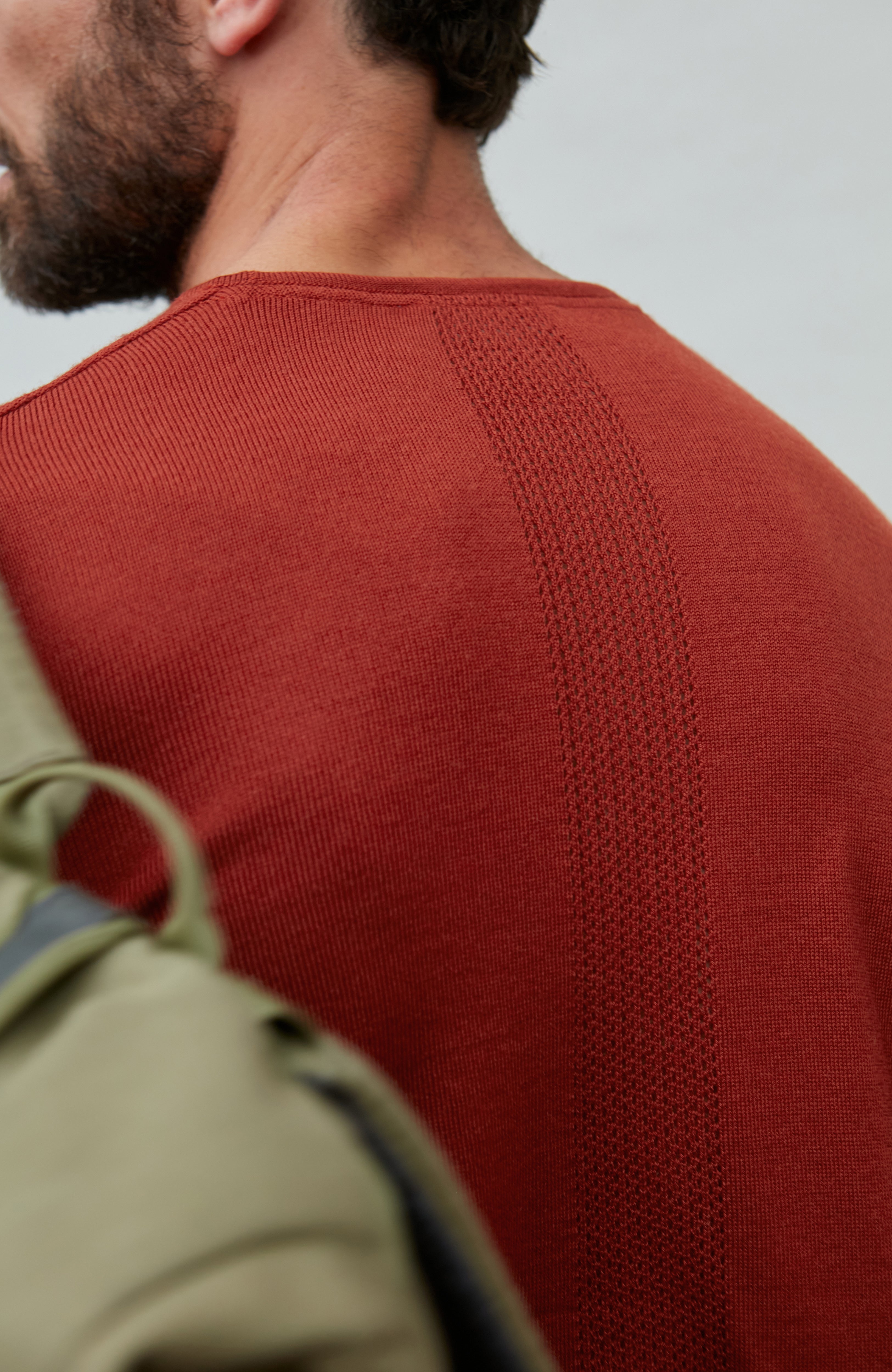 Mens Heavyweight Merino Activewear Training Top