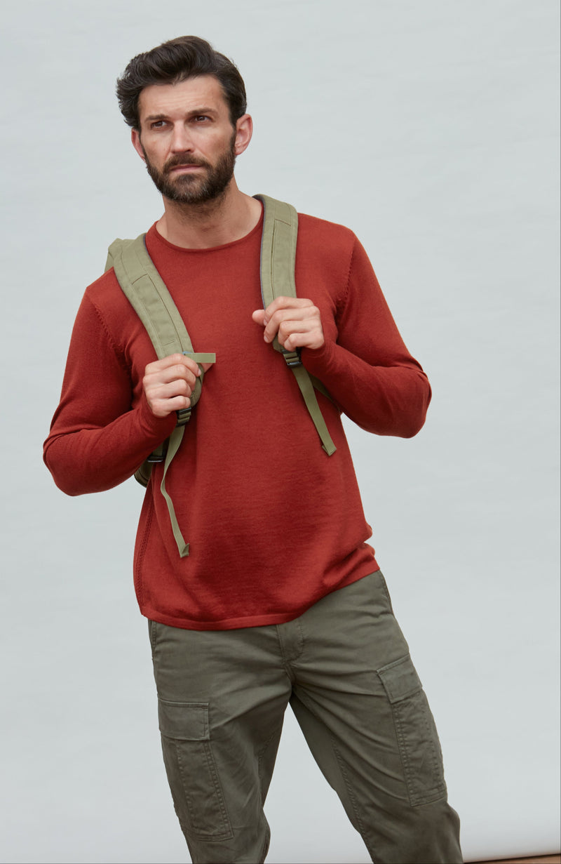 Mens Heavyweight Merino Activewear Training Top