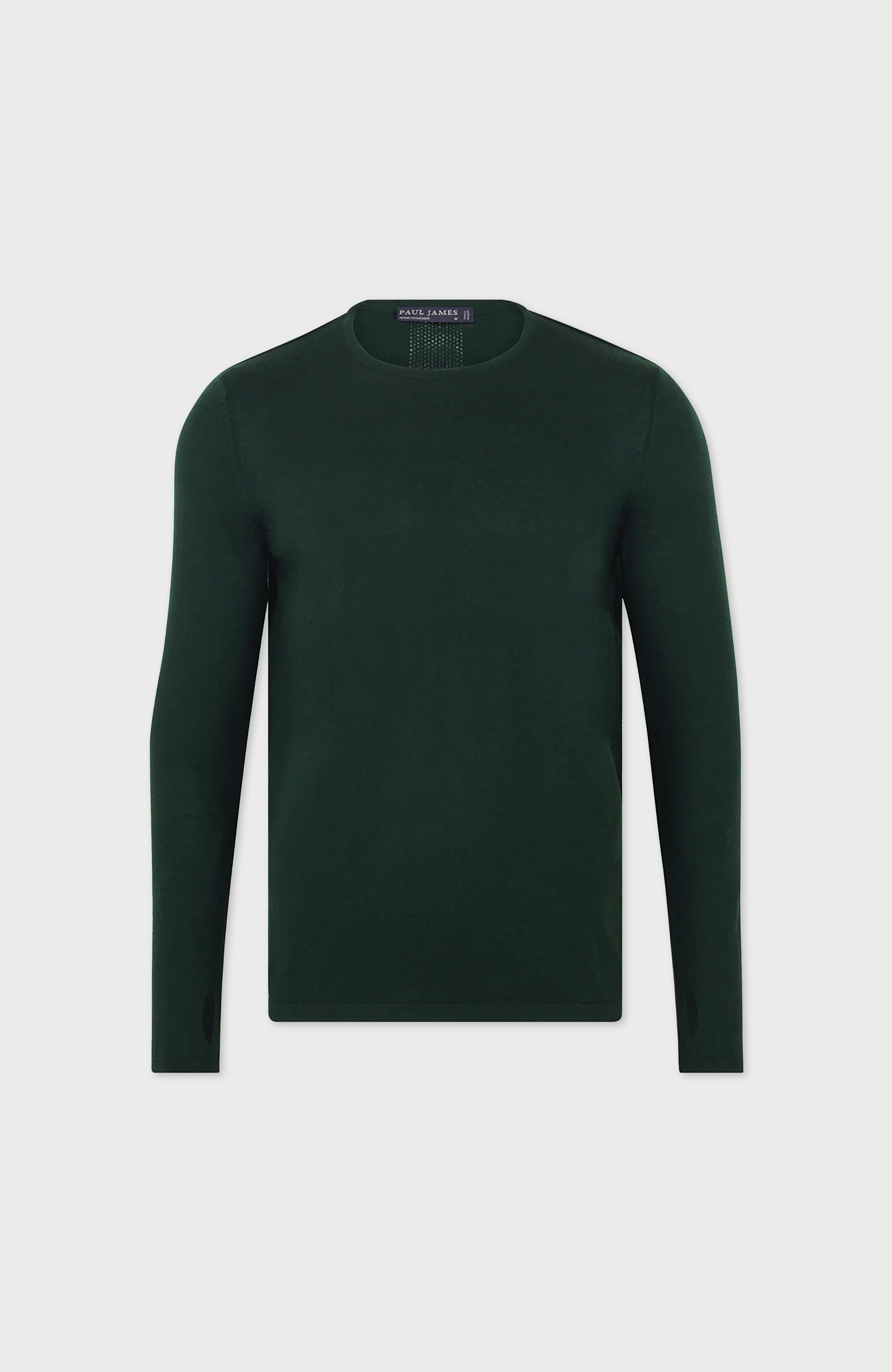 Mens Heavyweight Merino Activewear Training Top
