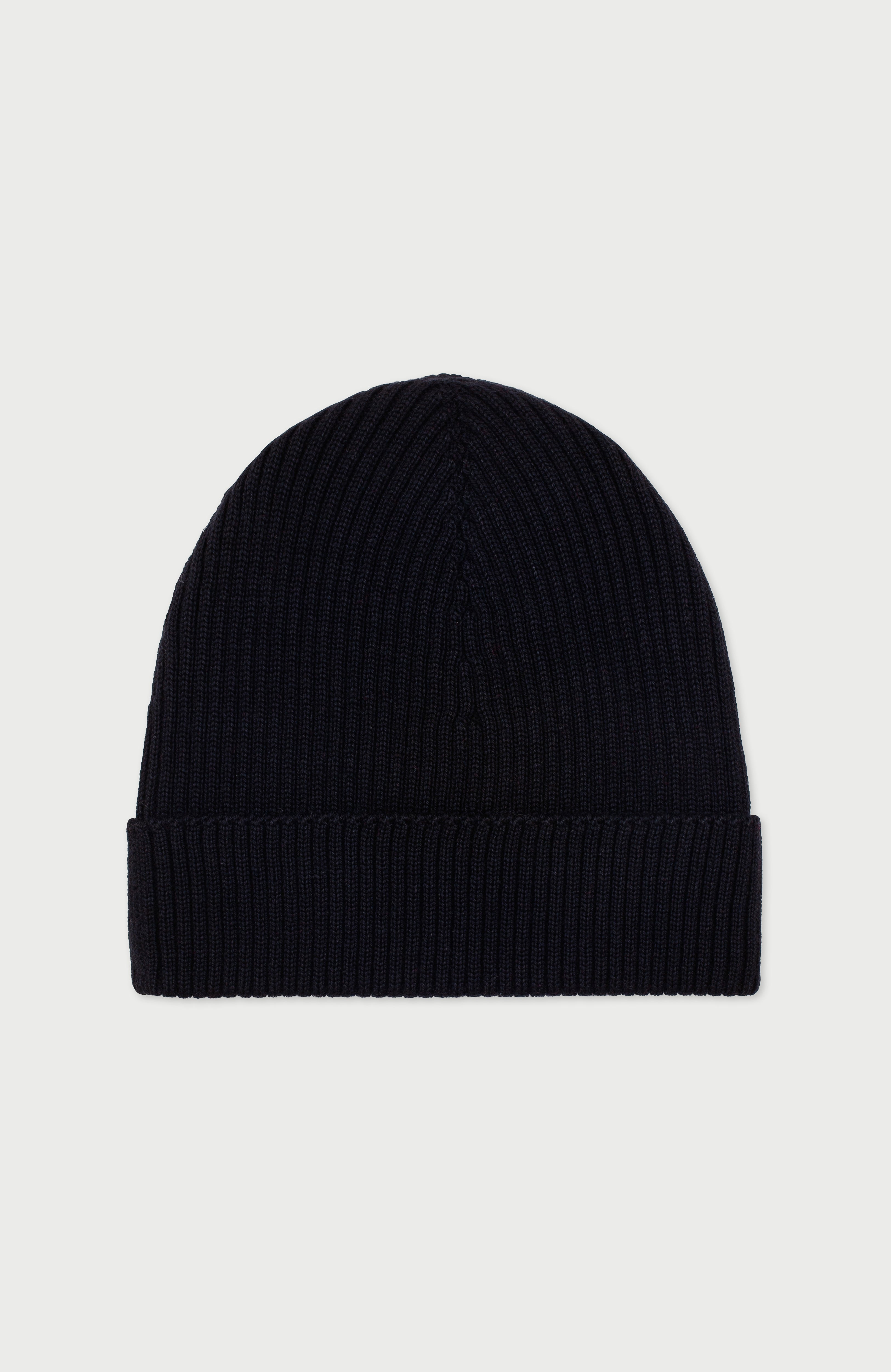 Womens Ribbed Extra Fine Merino Wool Beanie
