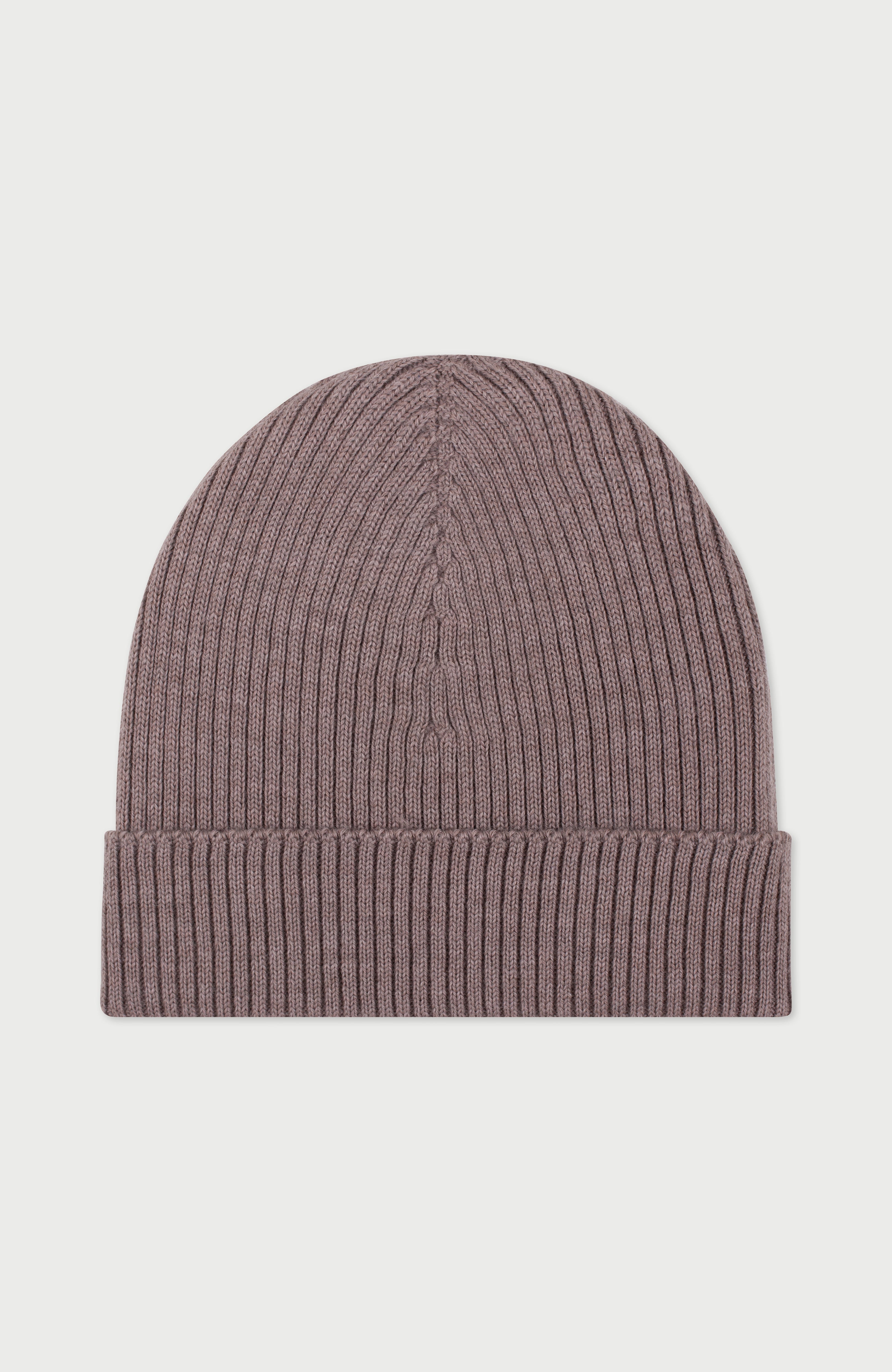 Womens Ribbed Extra Fine Merino Wool Beanie