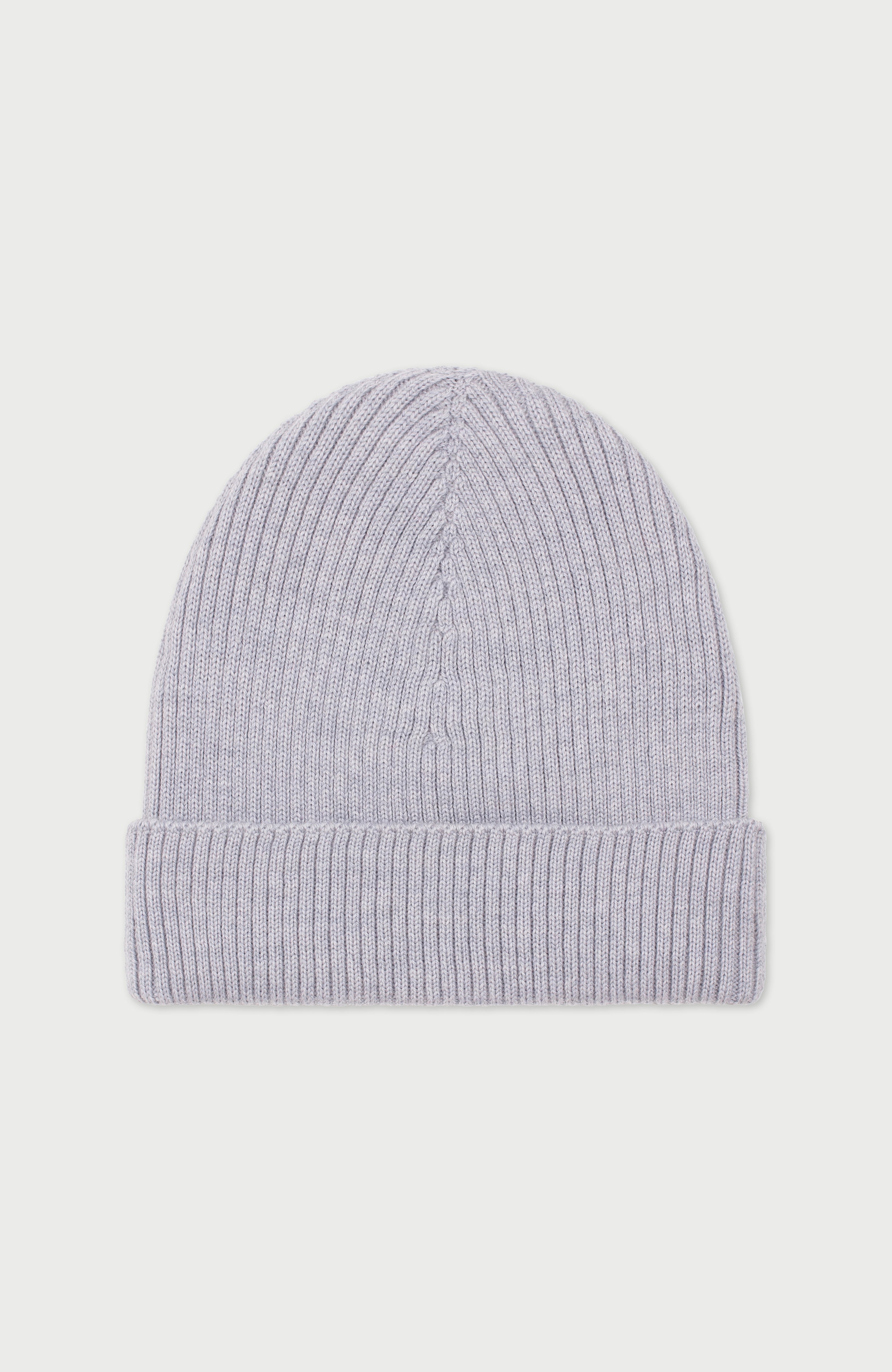 Womens Ribbed Extra Fine Merino Wool Beanie