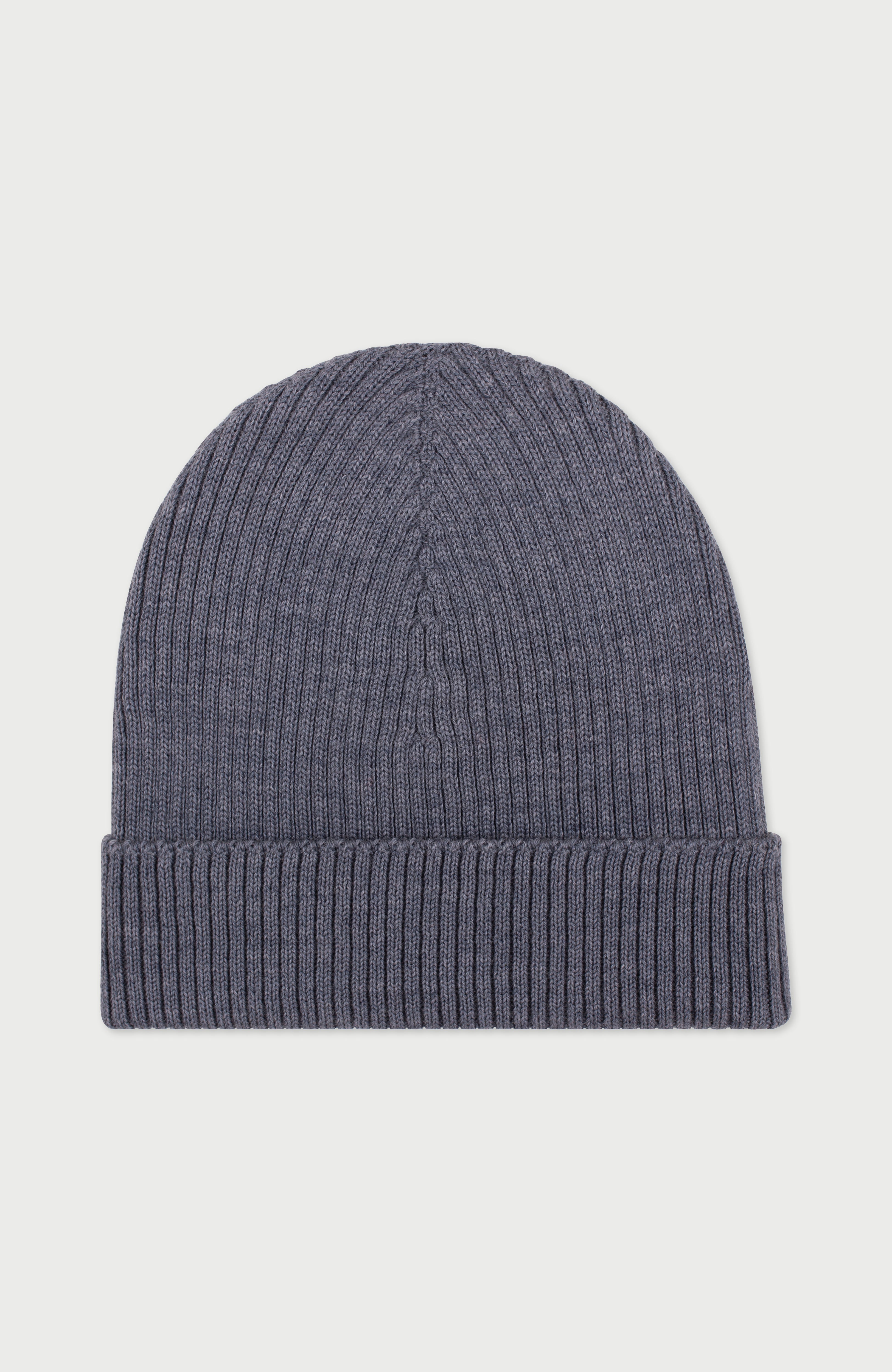 Womens Ribbed Extra Fine Merino Wool Beanie