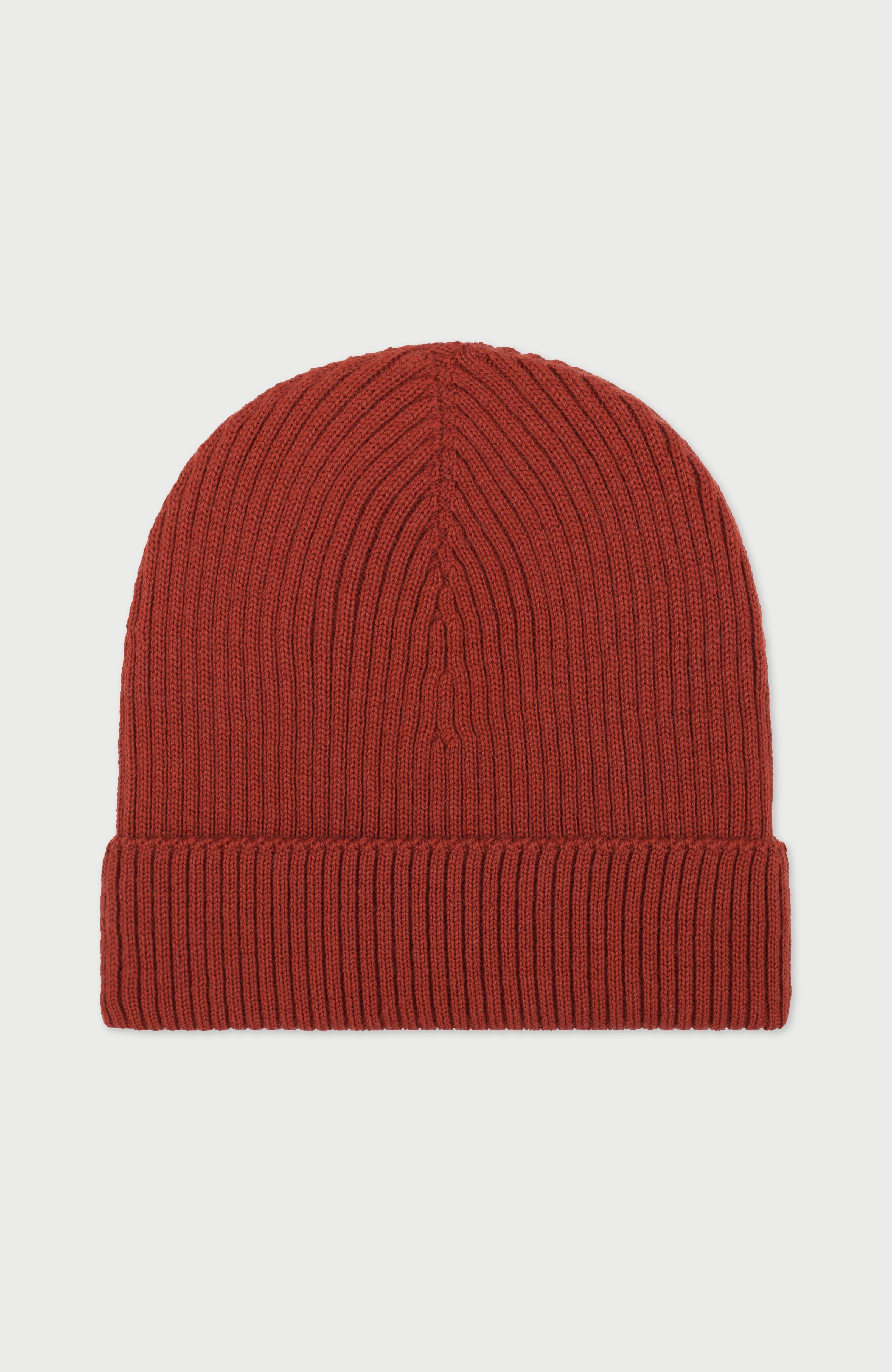 Womens Ribbed Extra Fine Merino Wool Beanie