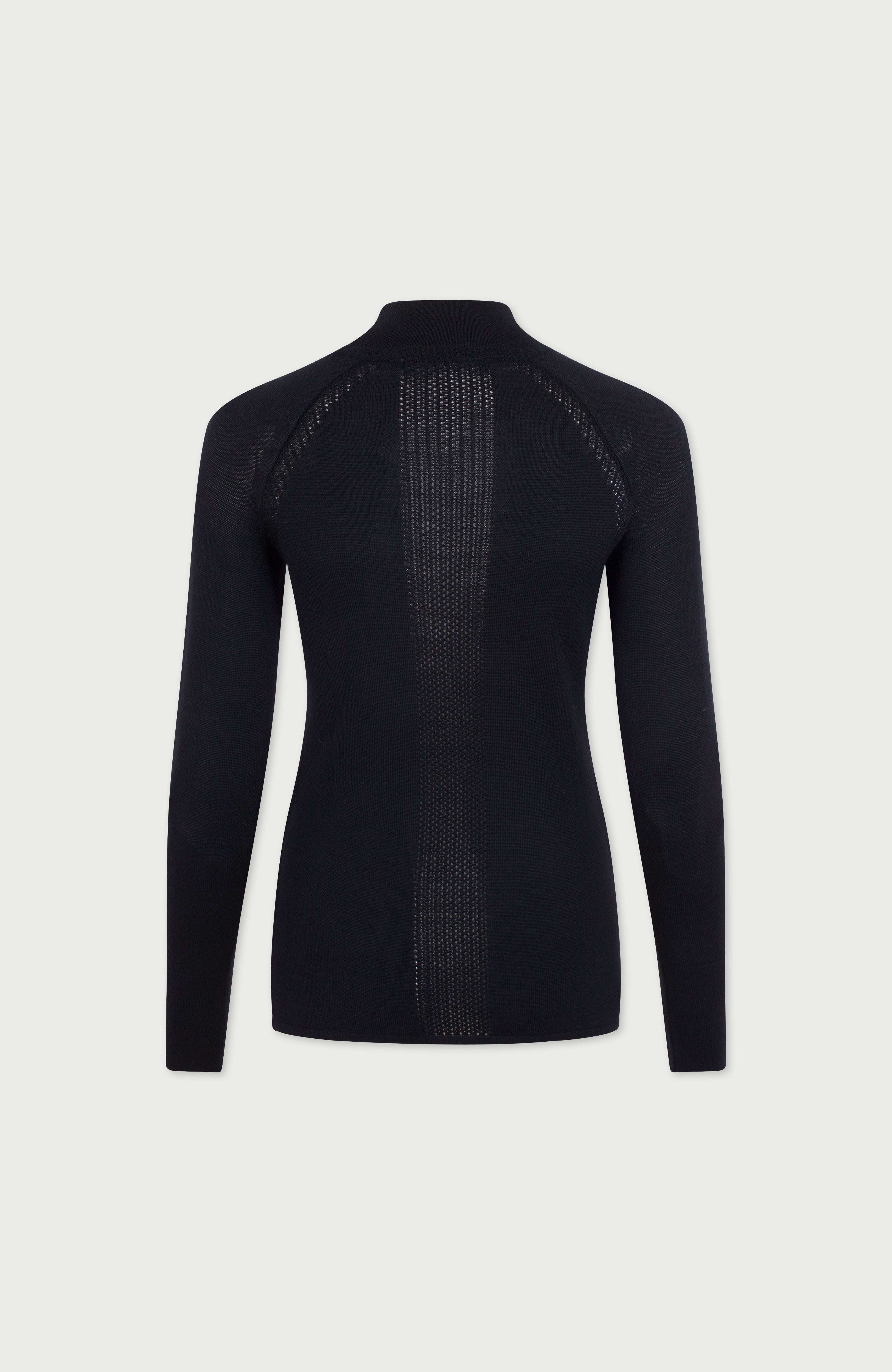 Womens Heavyweight Merino Activewear High Neck Top