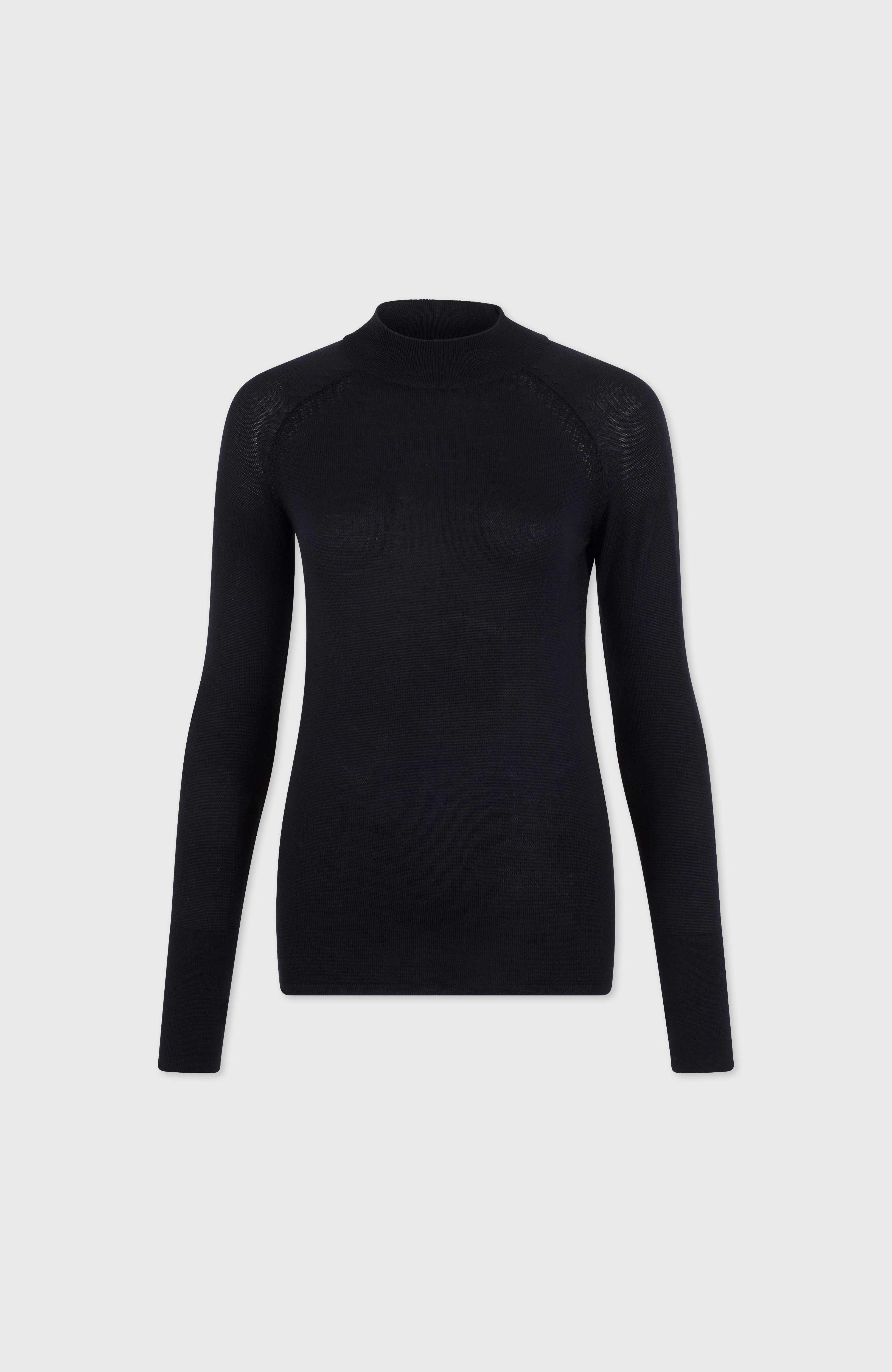 Womens Heavyweight Merino Activewear High Neck Top