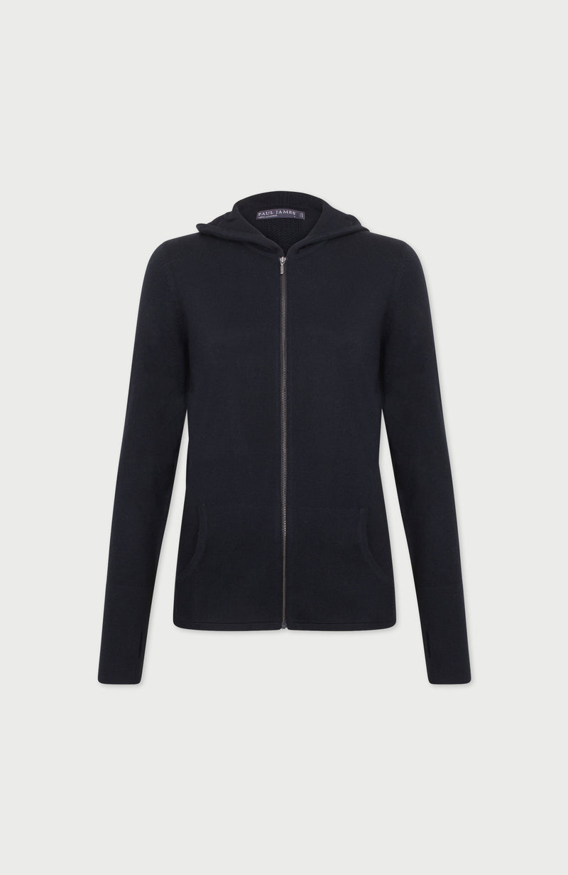 Womens Heavyweight Merino Activewear Hooded Jumper