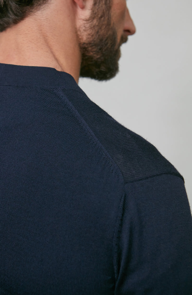 Mens Extra Fine Merino Wool Cardigan