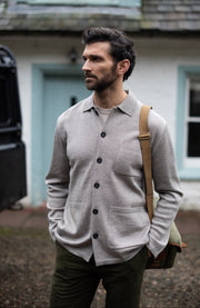 Mens Extra Fine Merino Wool Work Shirt