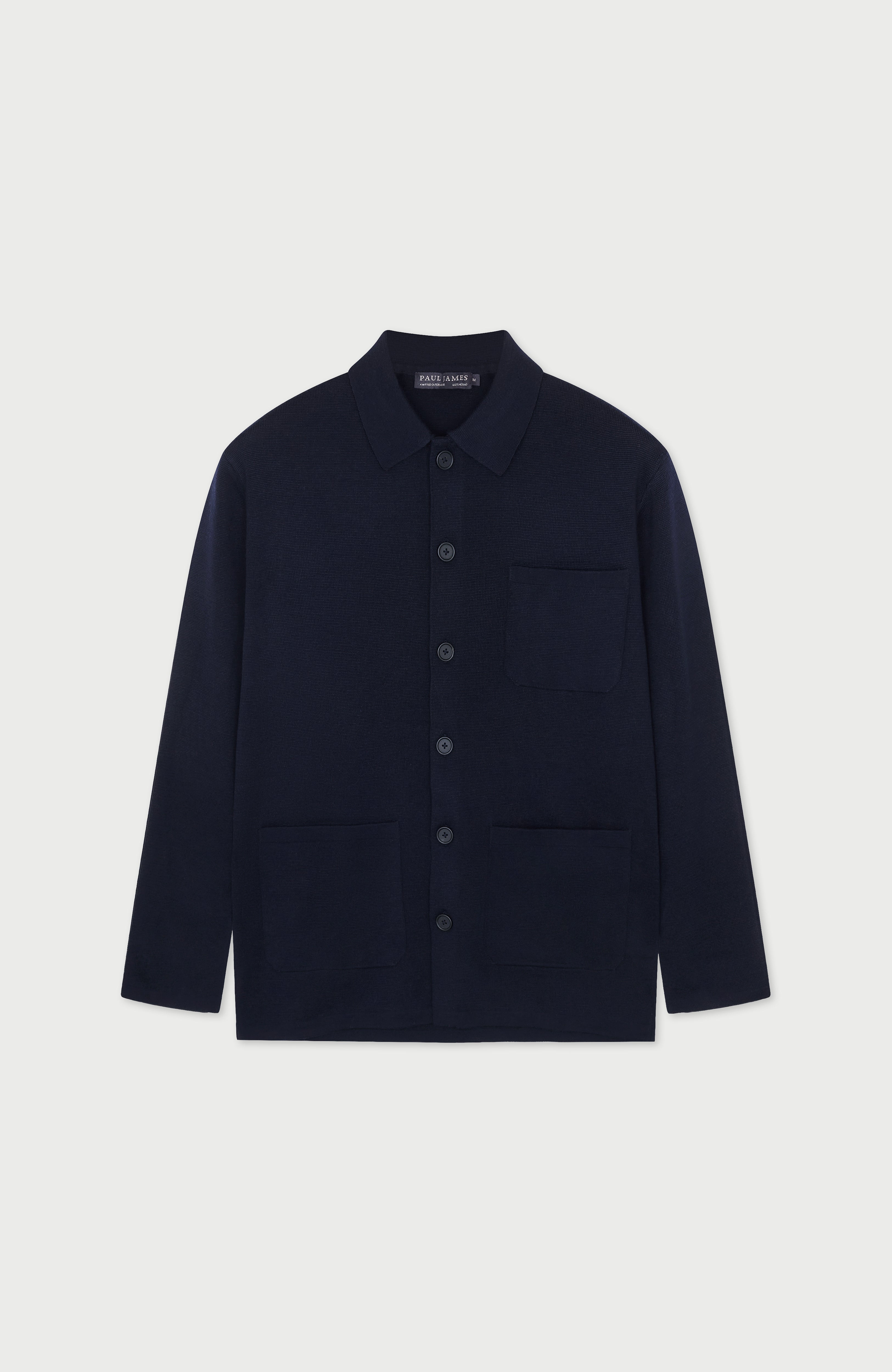 Mens Extra Fine Merino Wool Work Shirt
