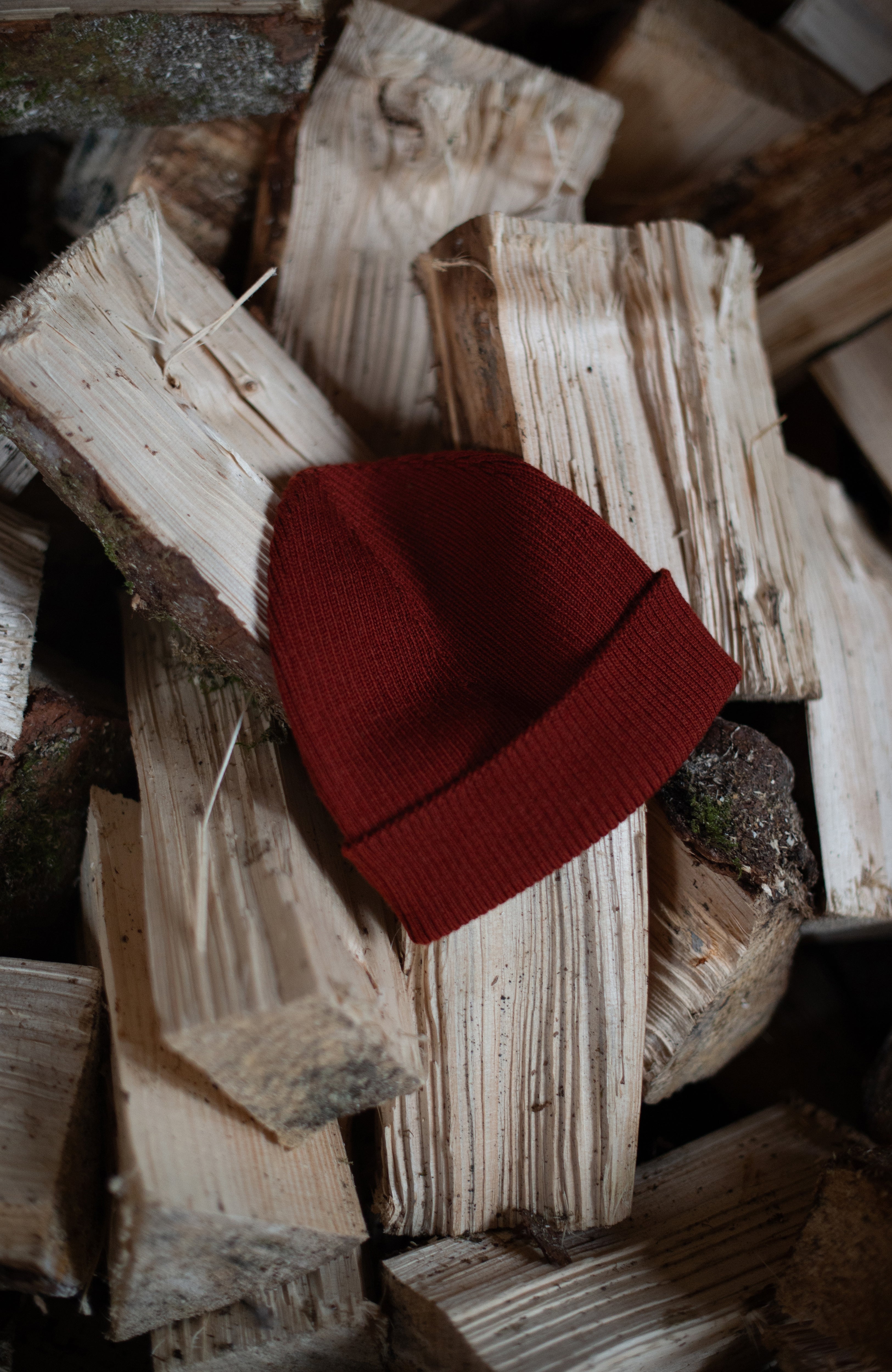 Womens Ribbed Extra Fine Merino Wool Beanie