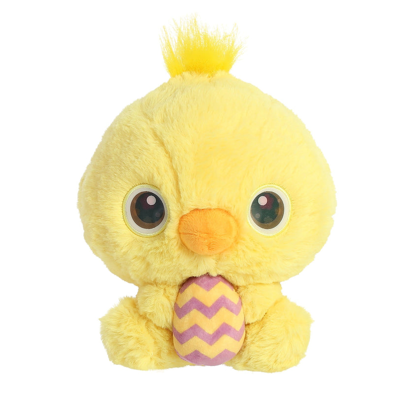 Spring Flower Chick Plush Toy Stuffed Animal, 6 in