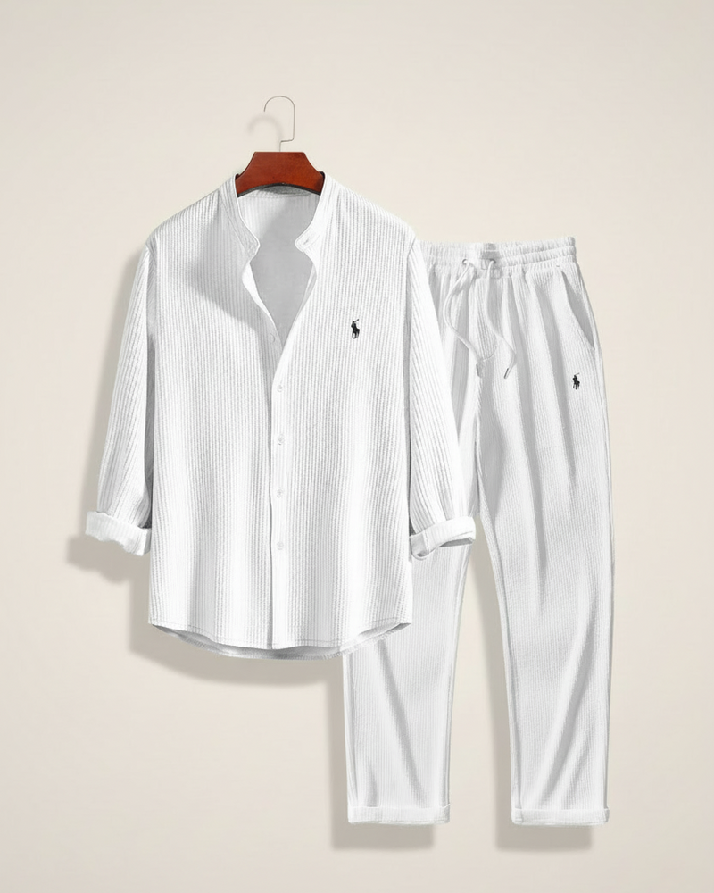 RL 'Amalfi' Resort Set - Premium Linen-Blend Duo