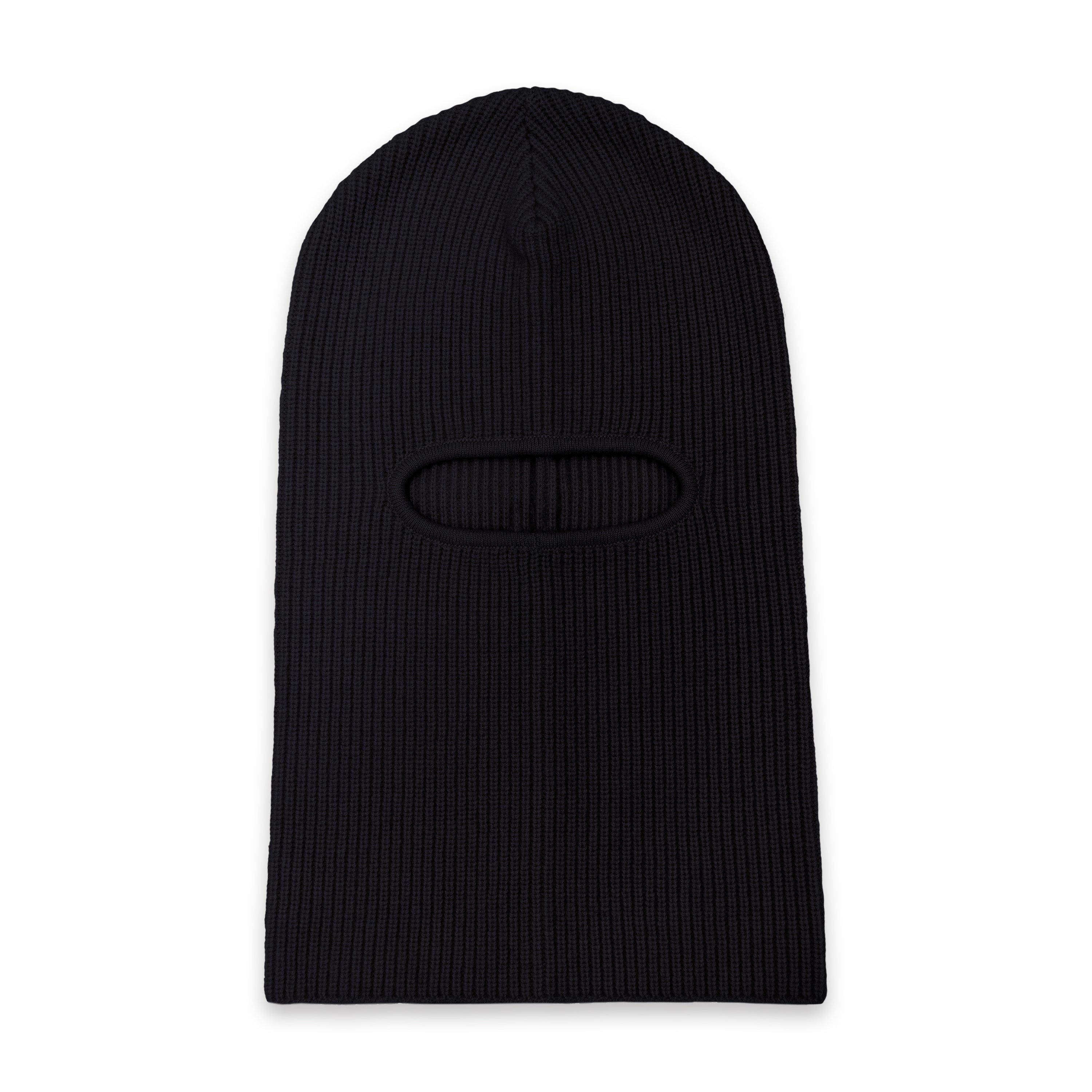 Merino Cashmere Fisherman Rib Balaclava
