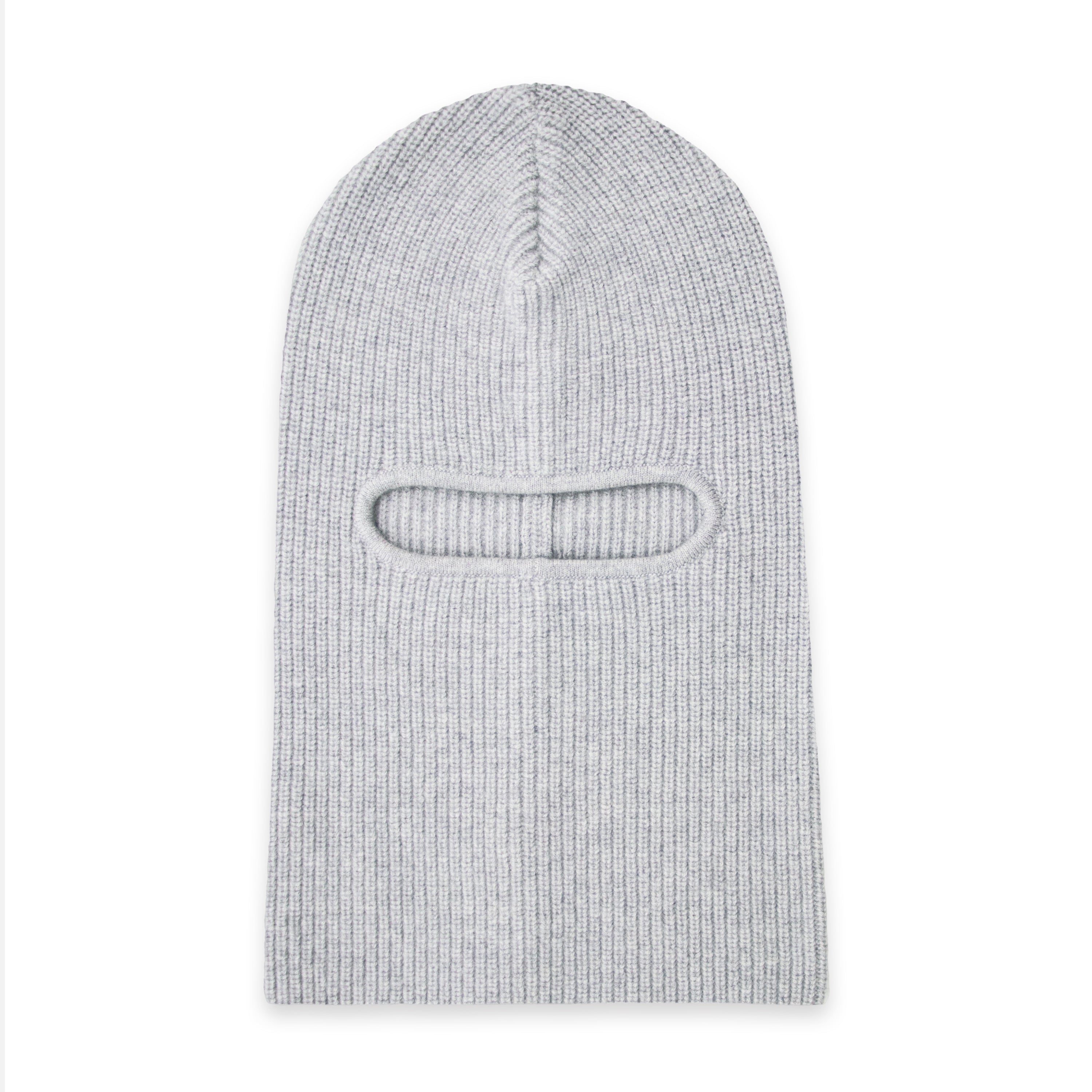 Merino Cashmere Fisherman Rib Balaclava