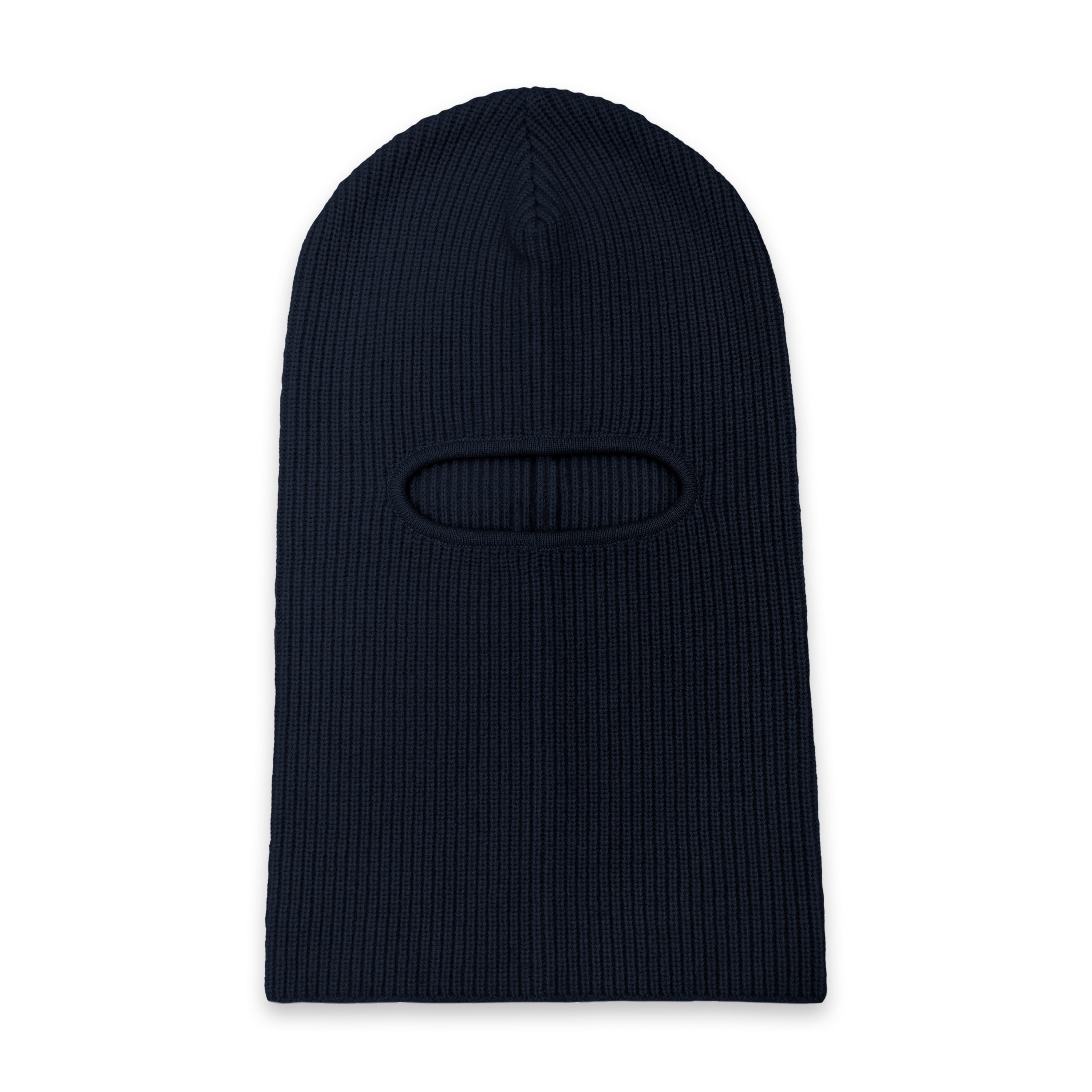 Merino Cashmere Fisherman Rib Balaclava