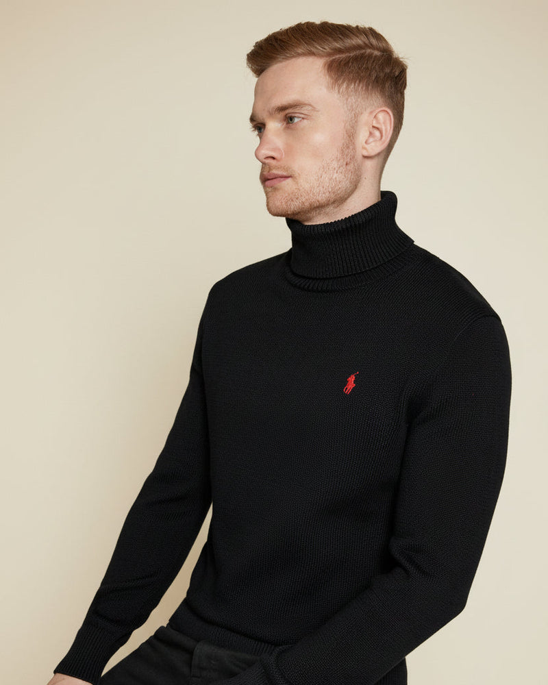 RL - Roll Neck Knit Duo Classic Fit